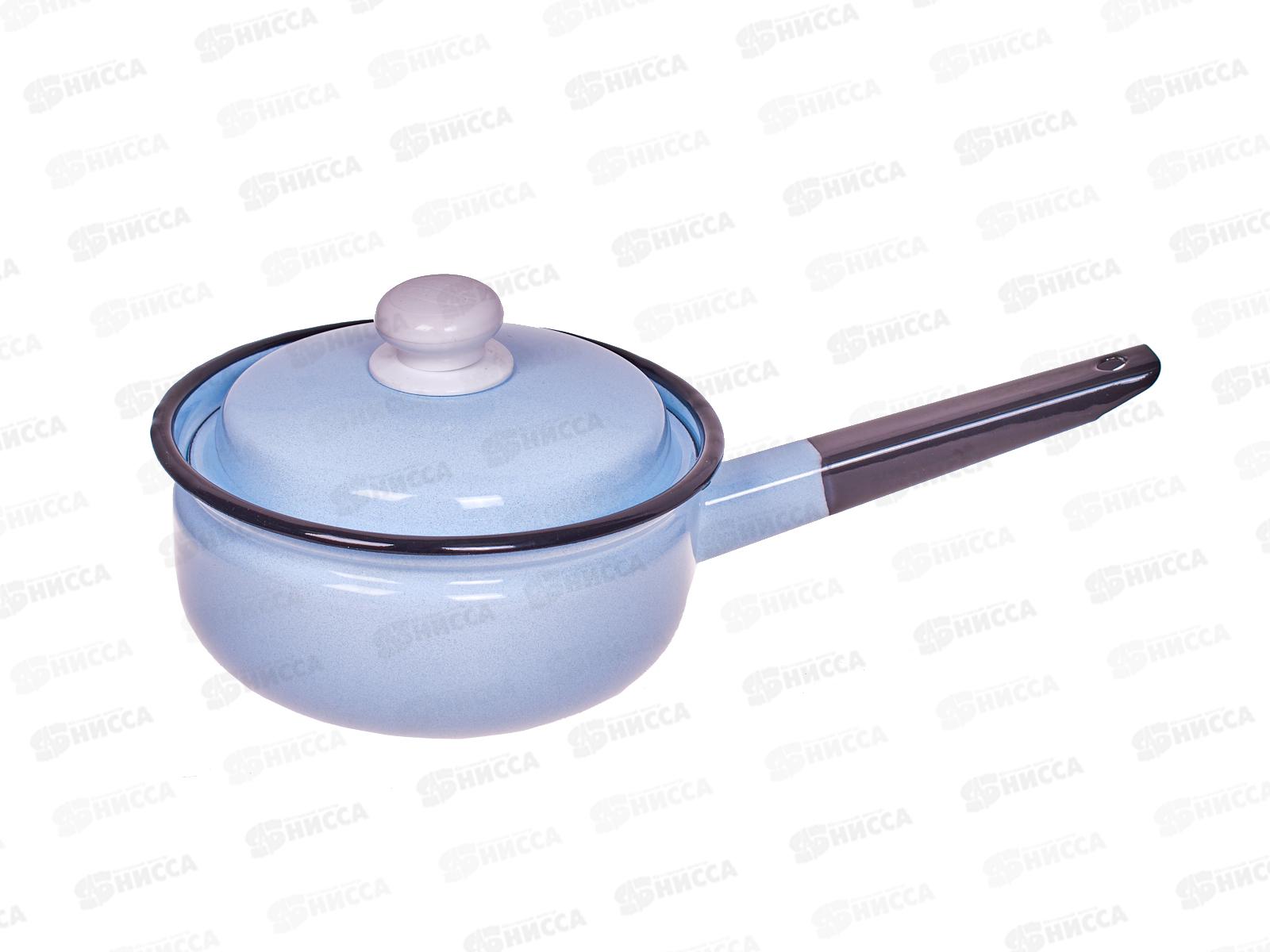 Ковш 1,5л с крышкой серо-голубой С42108.3СГ *12