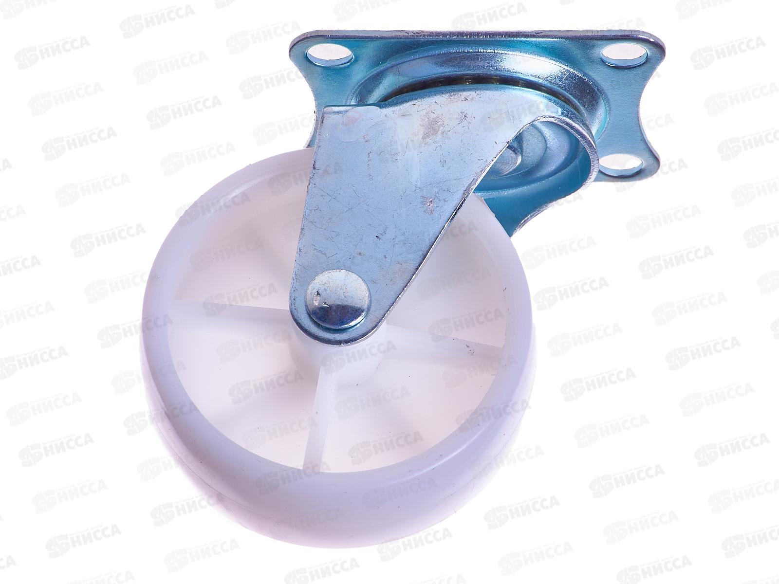 Колесо мебельное, опора поворот. на подшипниках ПП, D=76мм, AL-23098-2