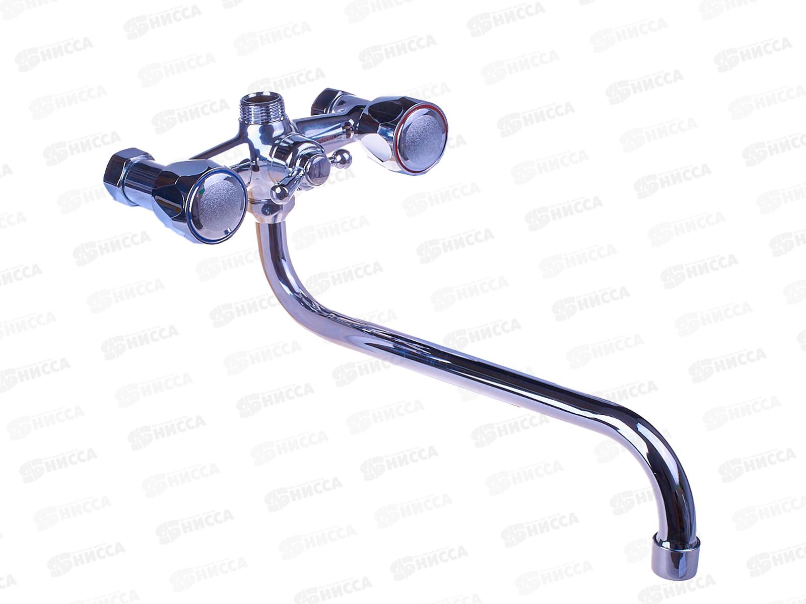 Смеситель для ванны Омега 1/2 кер.  S-нос 30см., 3311-1 *10