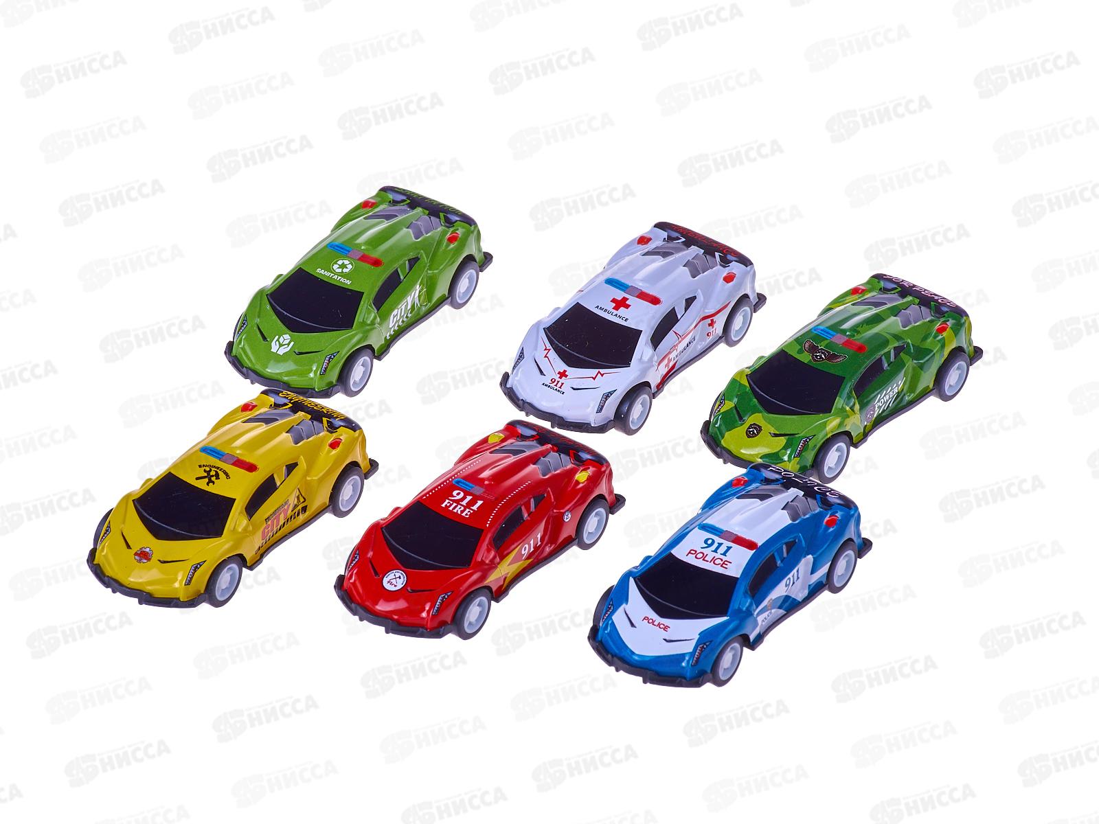 Машина инерционная 667-53А спортивная металлическая, одноцветная, ZY1587059 коробка