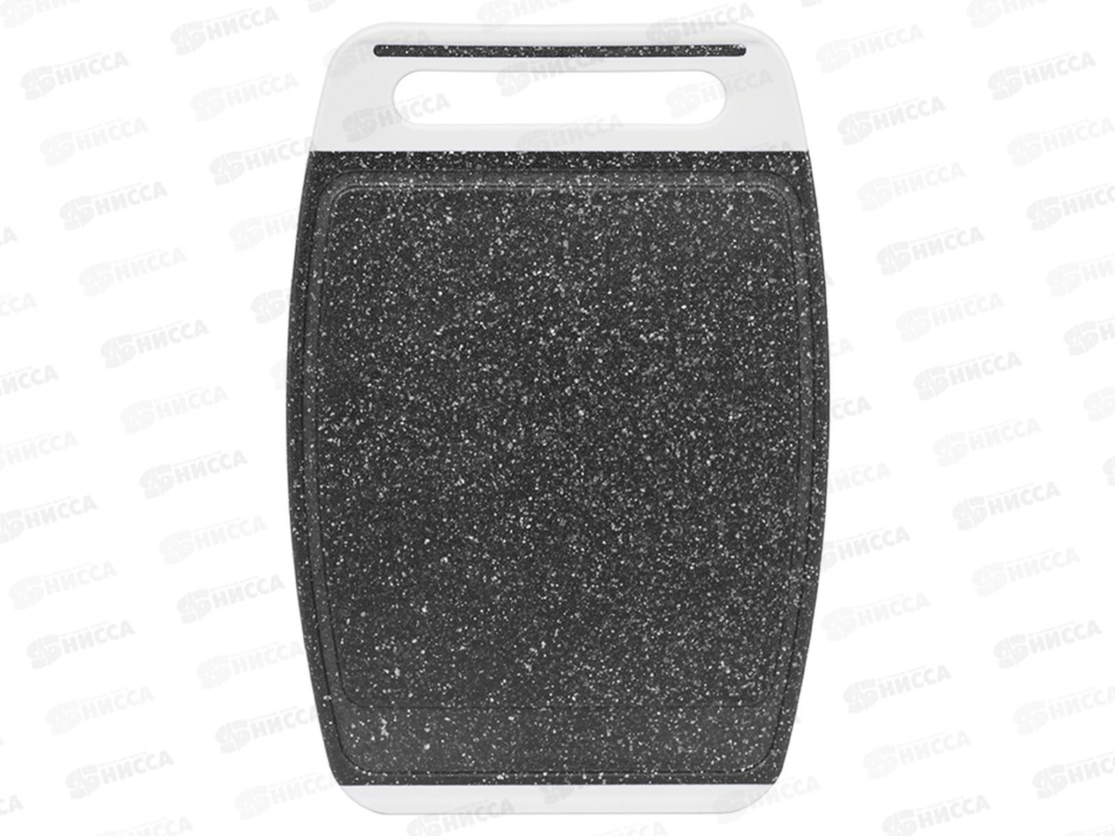 Доска разделочная "ХЕВИ" 30*20см Черный камень М1565 *16