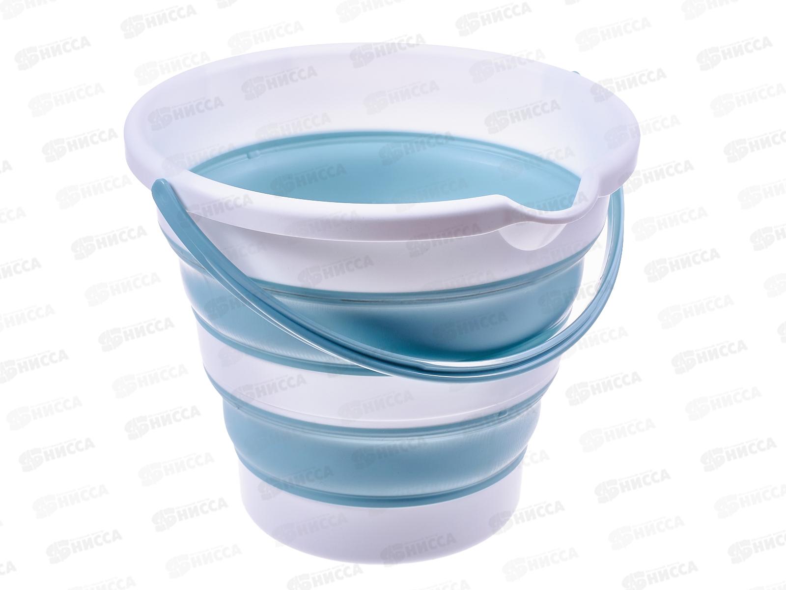 Ведро 5л ФЛЕКС складное Морская волна М2414 *14