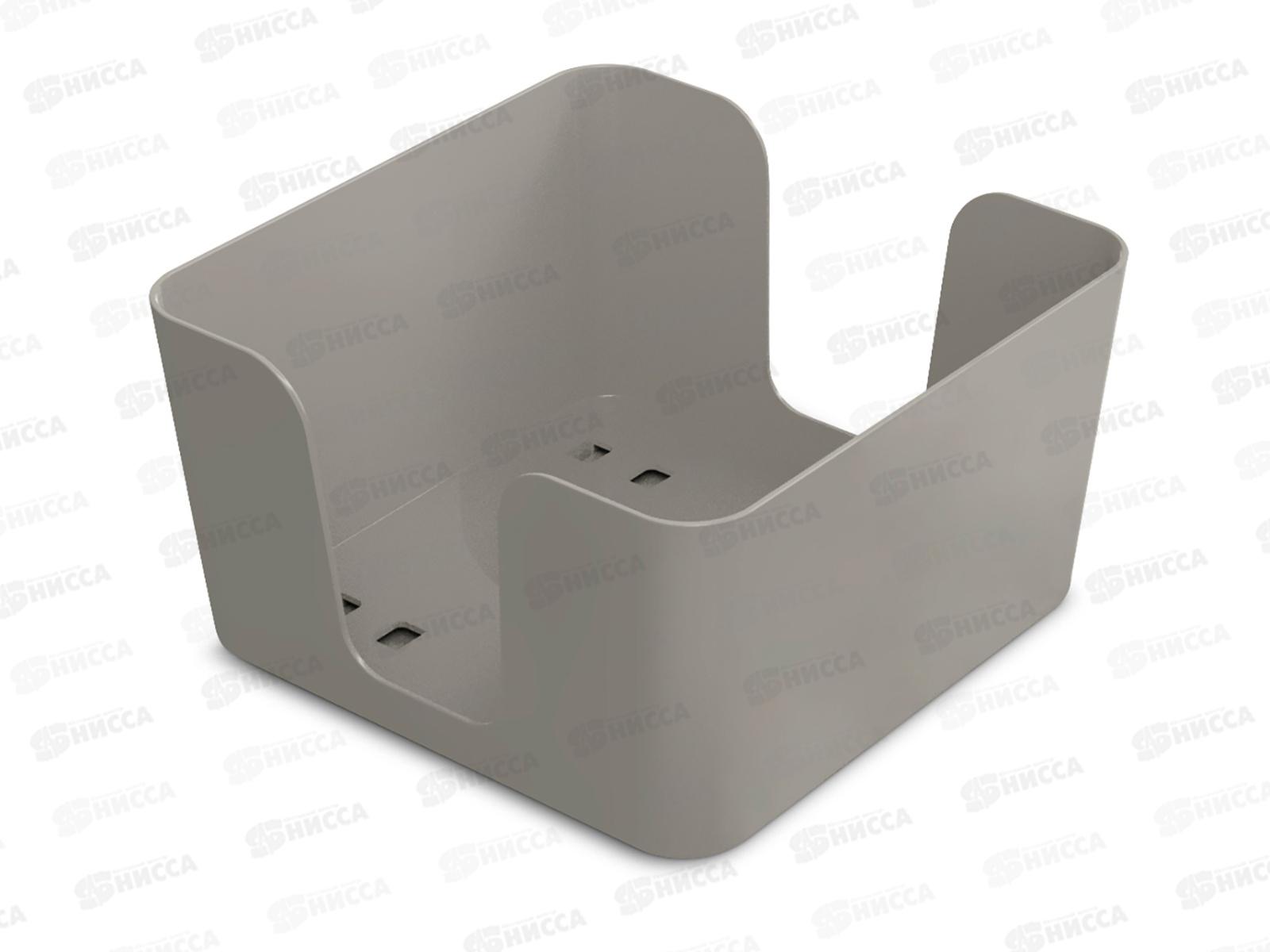 Салфетница квадратная Смарт Пыльно-серая С943Псер