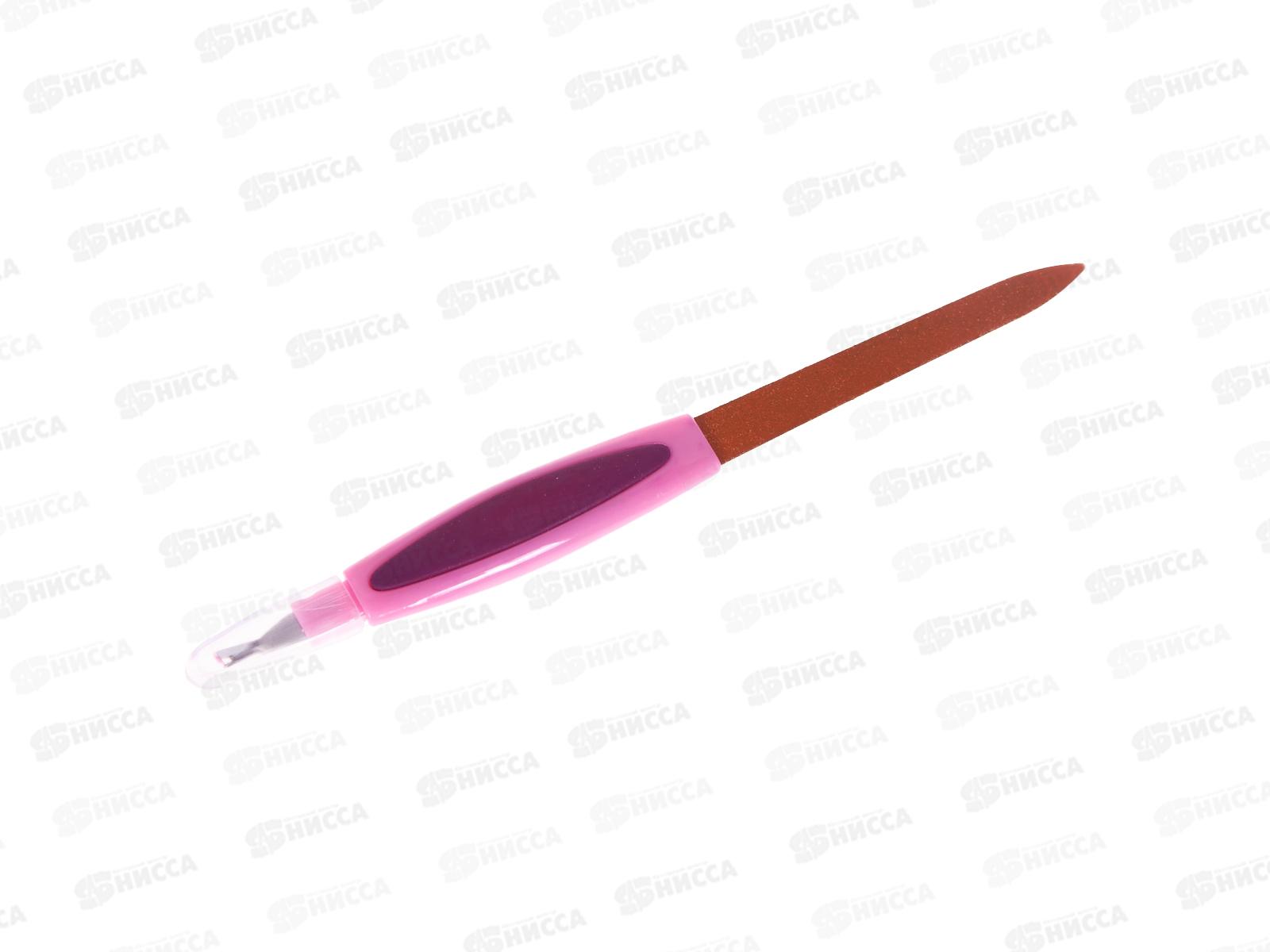 Пилка д/ногтей &quotУльтрамарин Забота&quot металл с тримером 16см 453-517