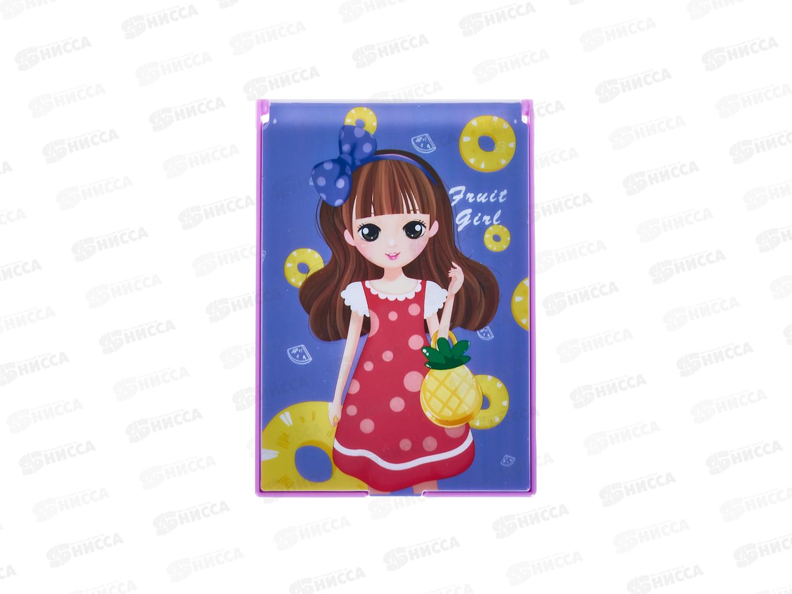 Расческа &quotМимишки&quot с зеркалом 11*7,8см фиолетовый 663-053