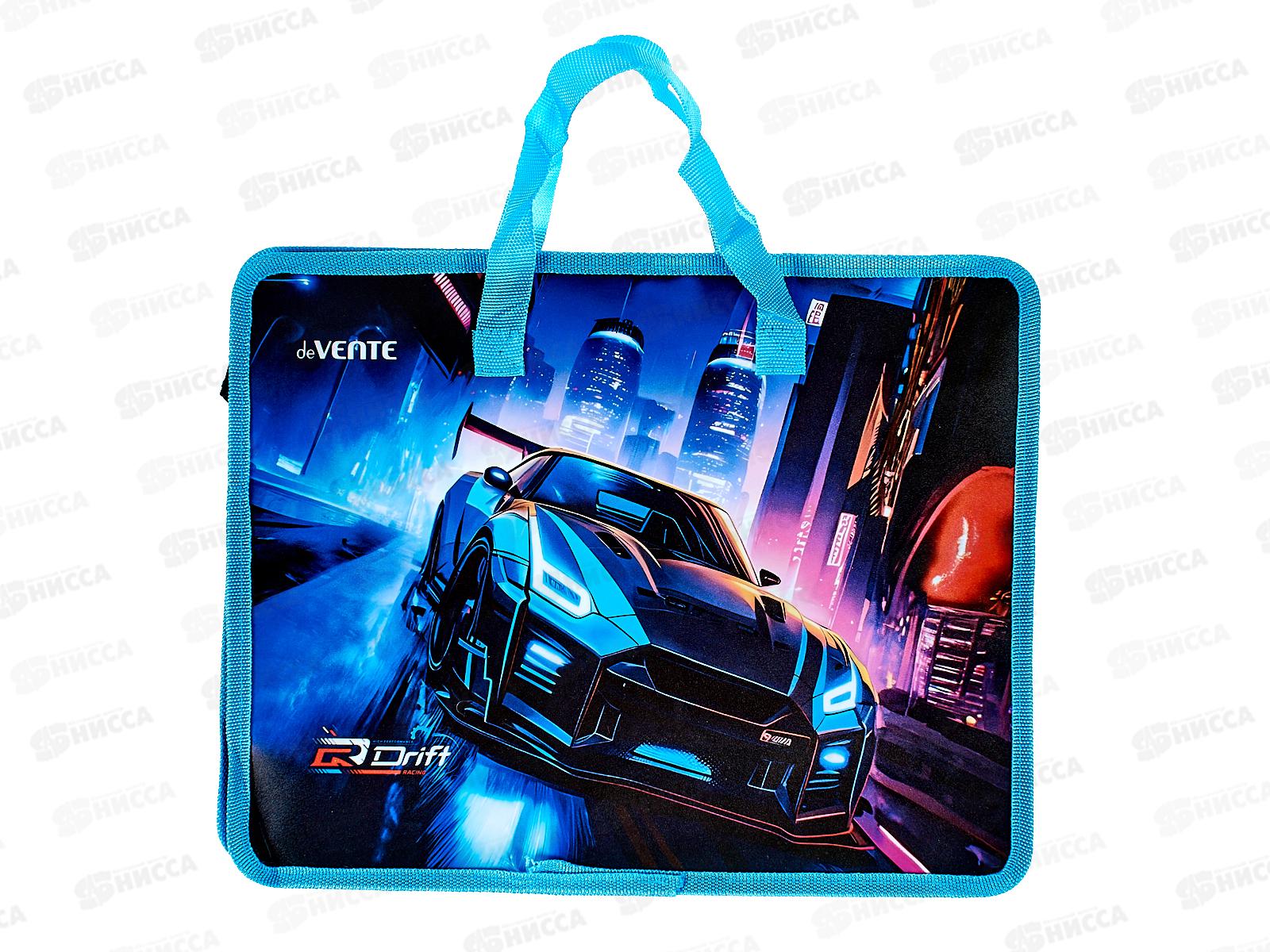 Папка д/тетр. deVente Drift Изо и технологии. А4 молния, ручки 8054443