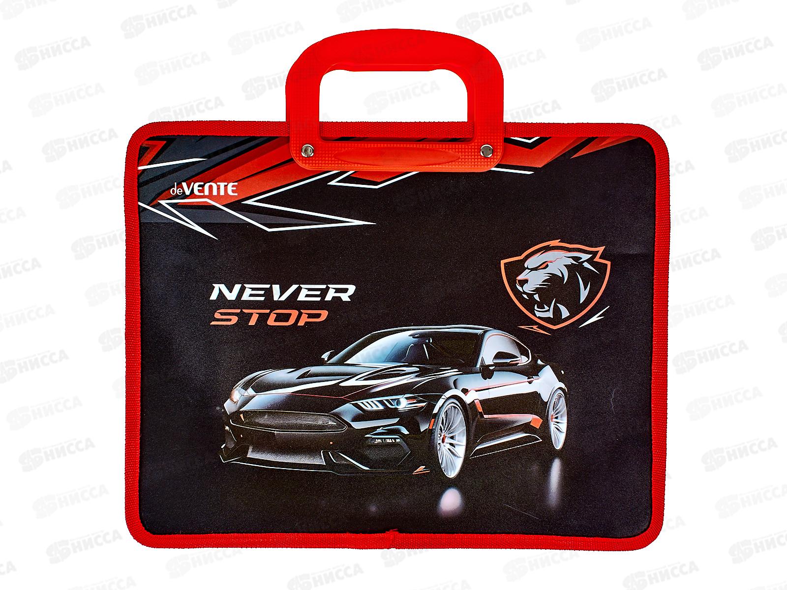 Папка д/тетр. deVente Never Stop Изо и технологии. А4 молния,ручки 8054475