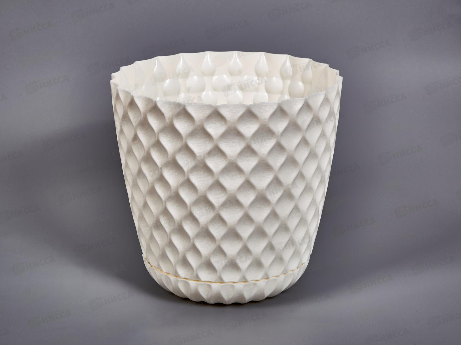 Горшок для цветов  &quotInGreen Wave&quot 4,7л Белоснежный жасмин IG650310048 *6