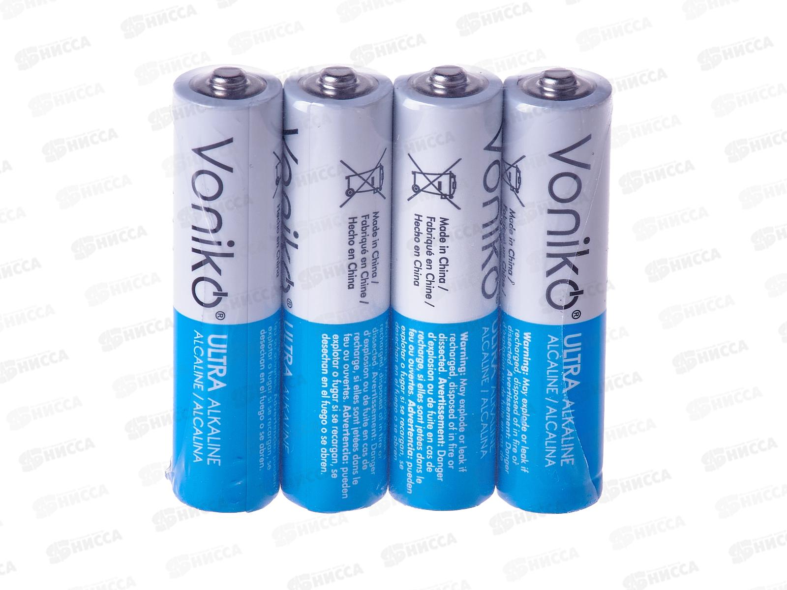 БатарейкаБатарейка VONIKO алкалиновая LR03 ААА *4/60/1200