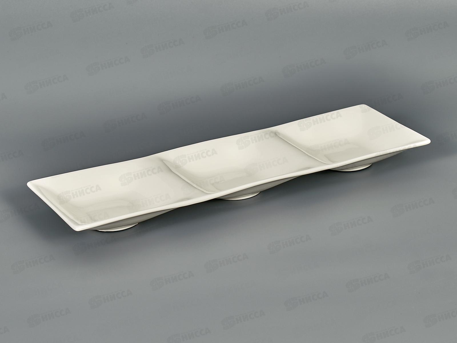 Менажница 3-х секционная  JST3G330PC Meze 240674 *36