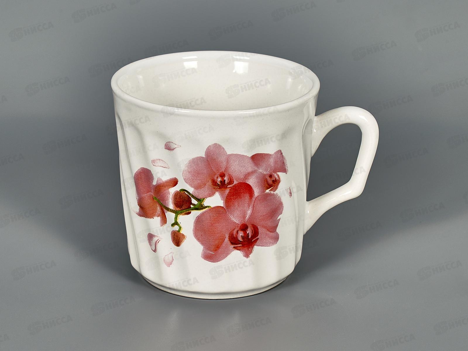 Кружка ф.волна 250мл TYMV250 орхидея 143298 *48