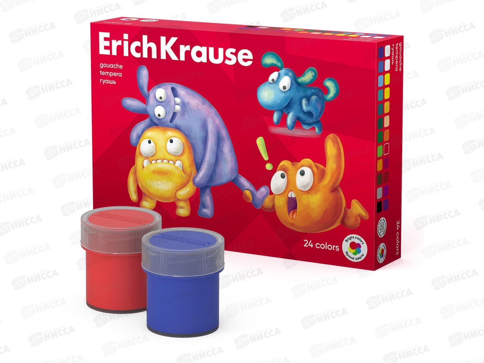 Гуашь художественная EK Jolly Friends 24цв. 61417 *6