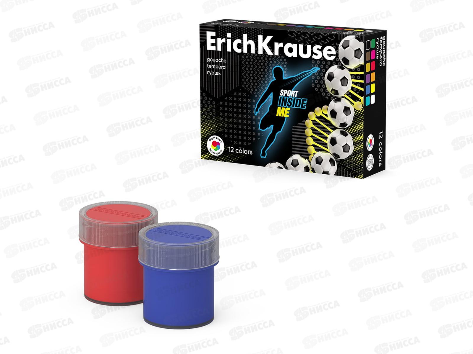 Гуашь художественная  EK Basic 12цв 20мл,Sport DNA  61773*18
