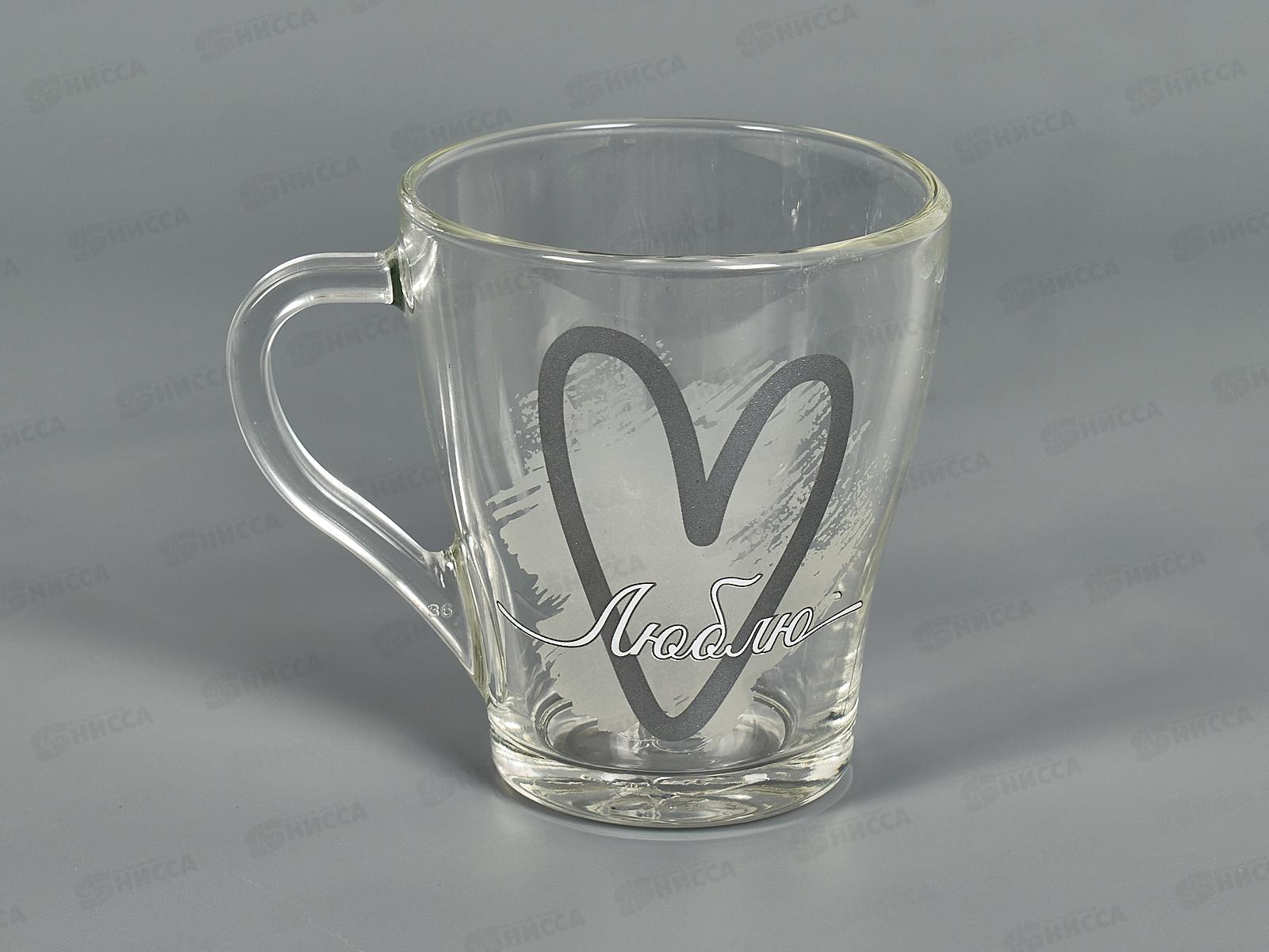 Кружка для чая 250мл Грация Люблю  1649 *20  43838