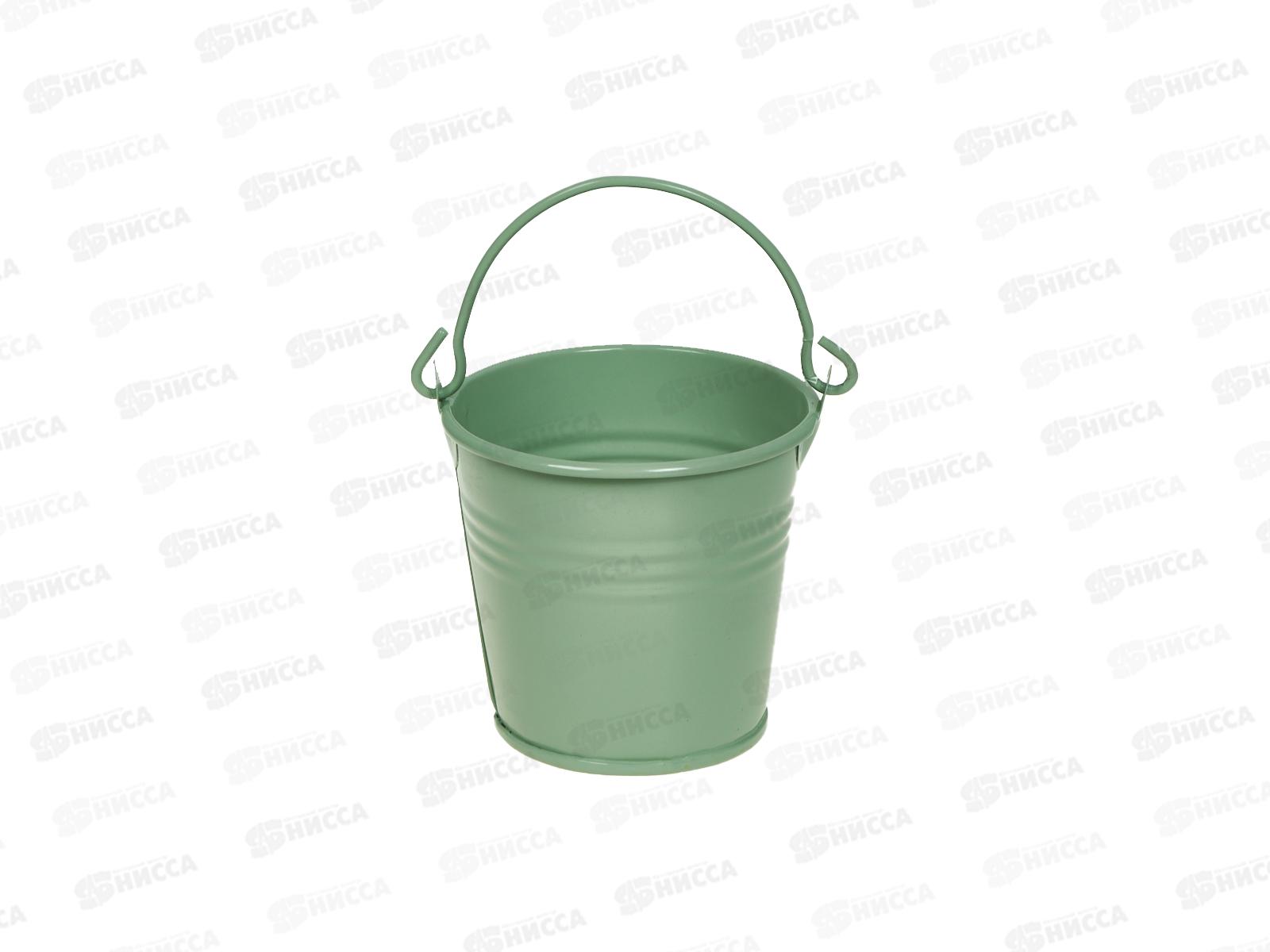 Ведерко на фаркоп 7,5*7см зеленое мет (045466)  Ж