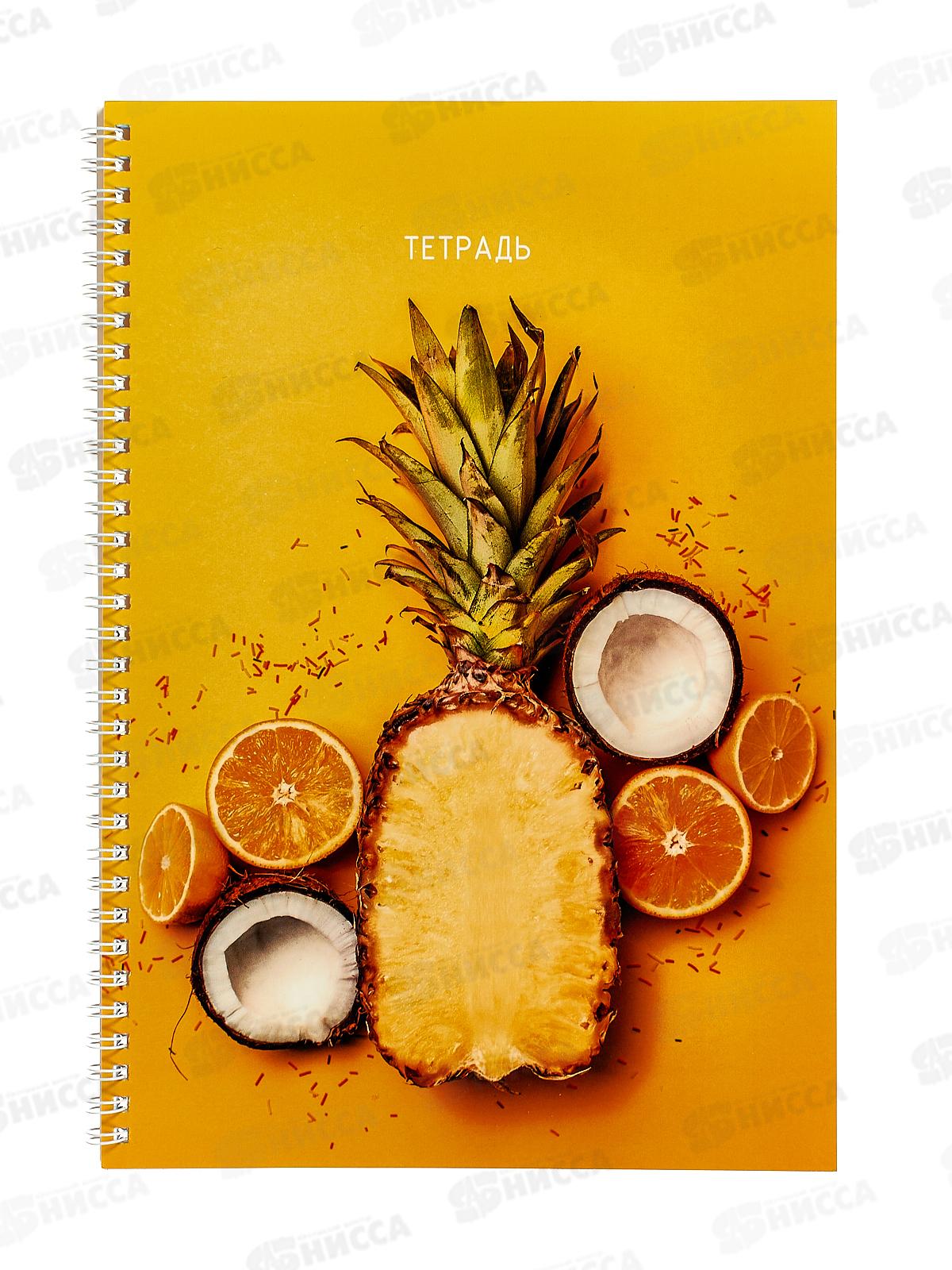 Тетрадь 60листов клетка ЭКСМ А4 Свежий микс, мел. греб. ТС4605032 *6/30