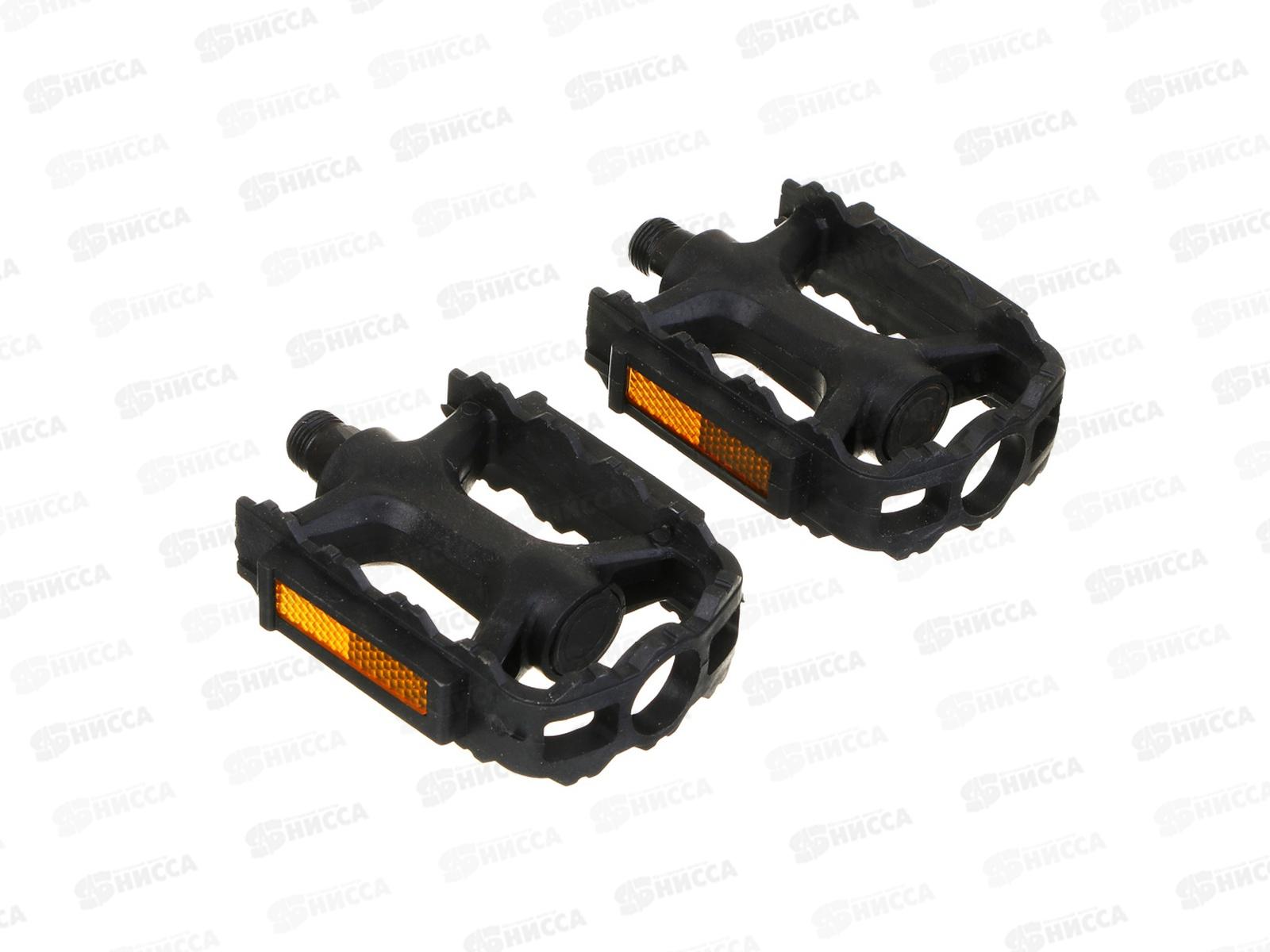 Педали велосипедные 2шт SILAPRO 10,5*7,5см пластик 195-007 г