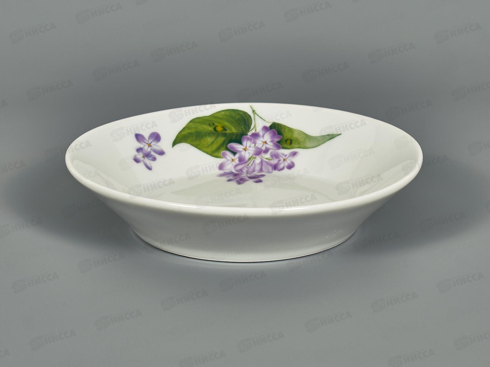 Блюдце 140мм фарфор 582 Сирень 8С0697 *20