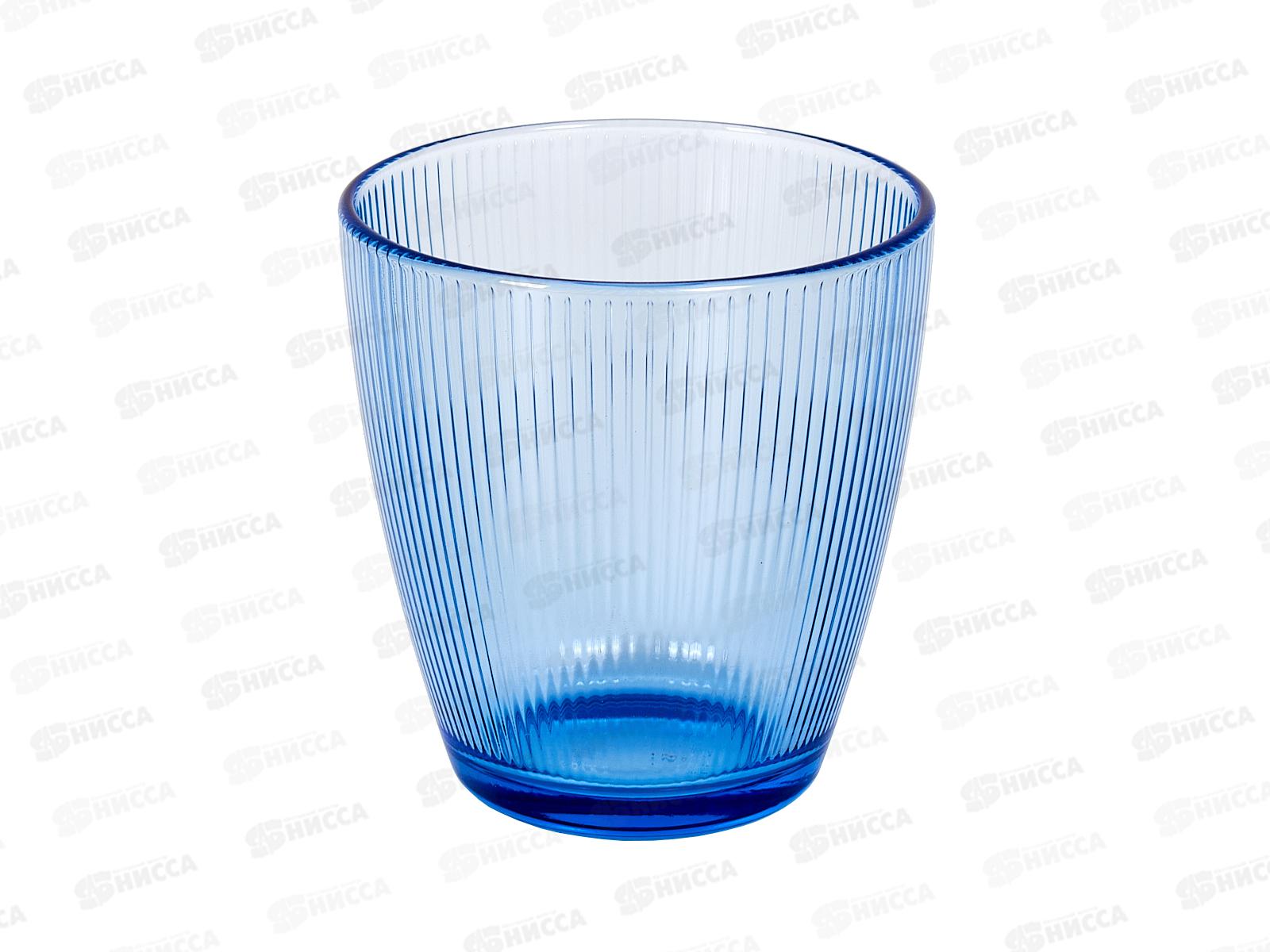 Стакан Концепто Страйпи Синий низкий 250мл O0341