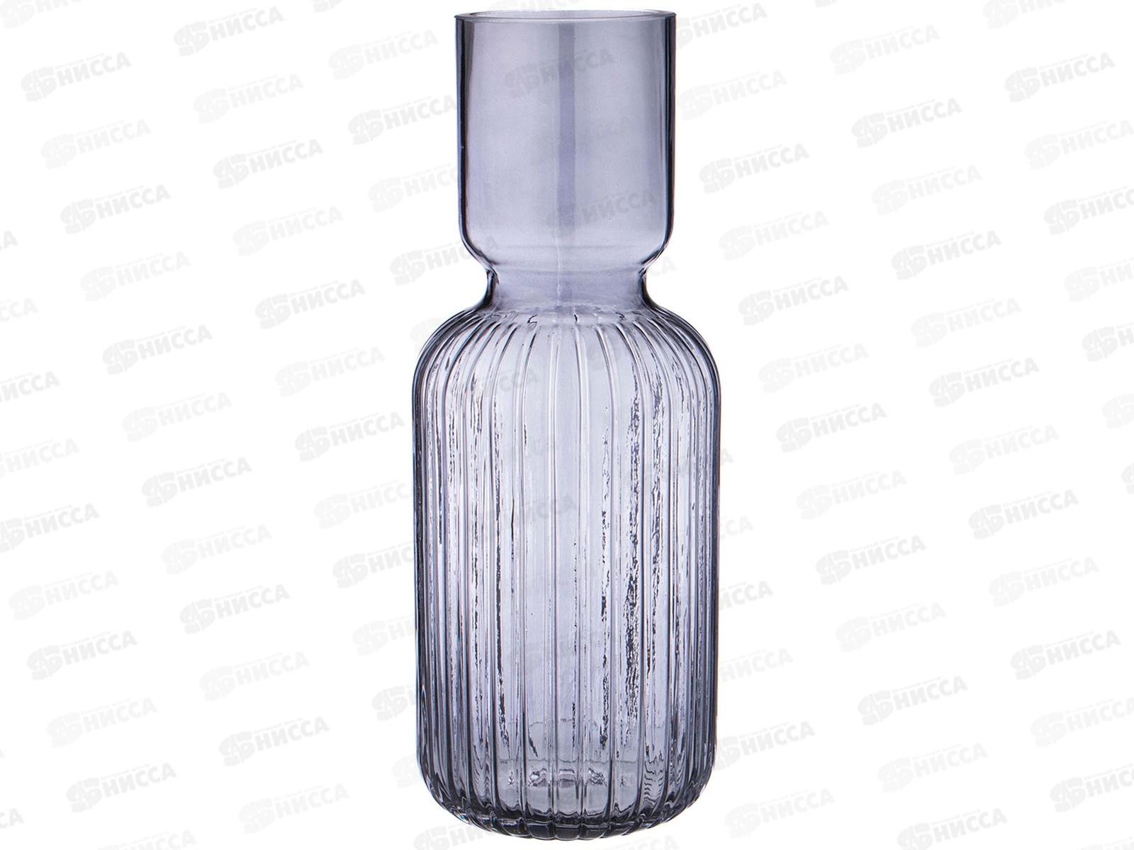 Ваза Amelie Grey 12см высота 31см 182-1038