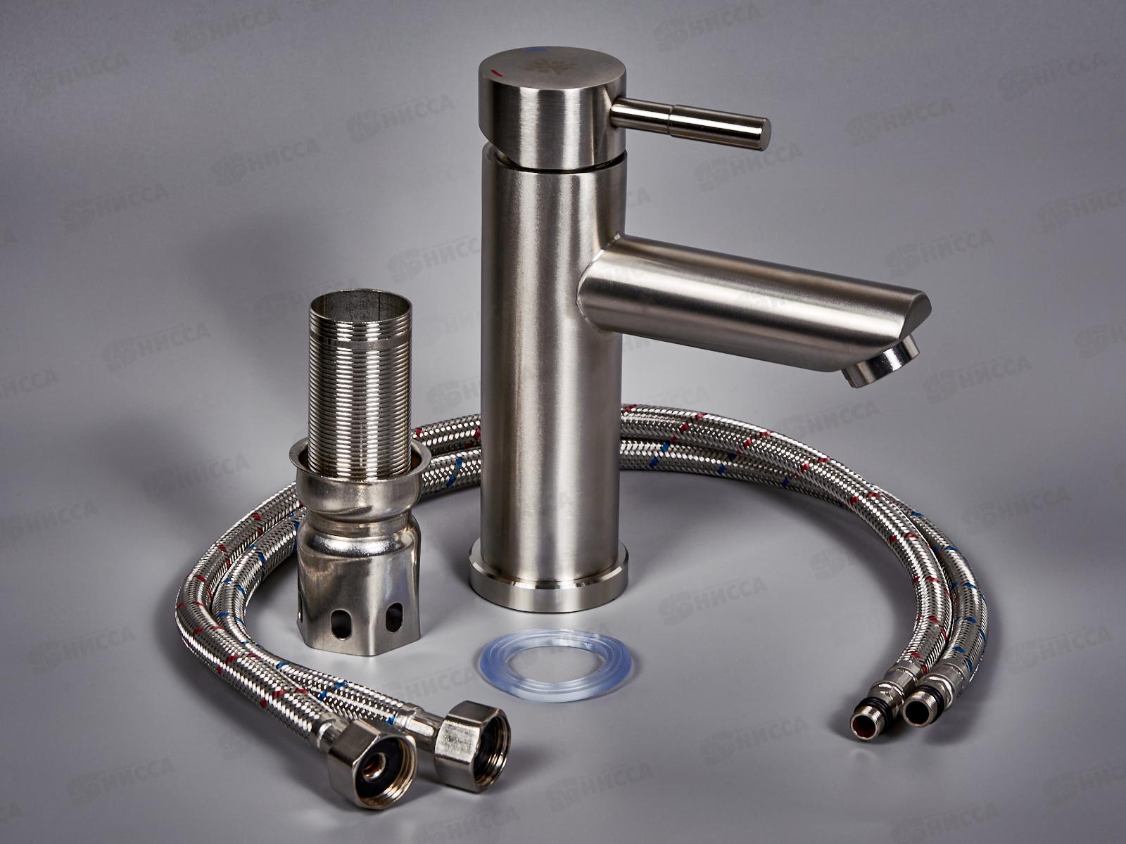 Смеситель для умывальника шар., литой, SUS124-001F