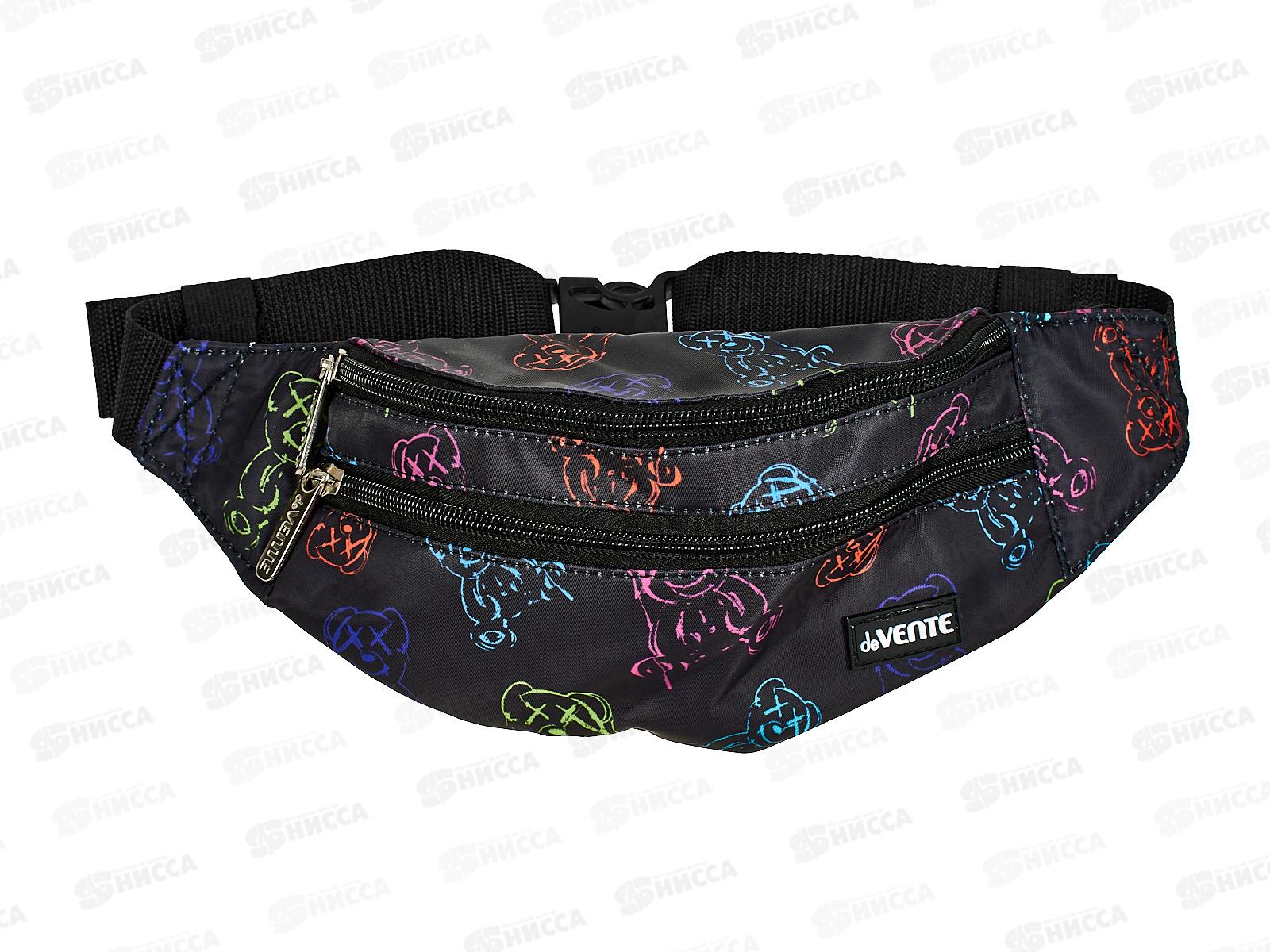 Сумка поясная deVENTE 26*10*7см Teddy Bears 1отдел,1 карман. 7035406