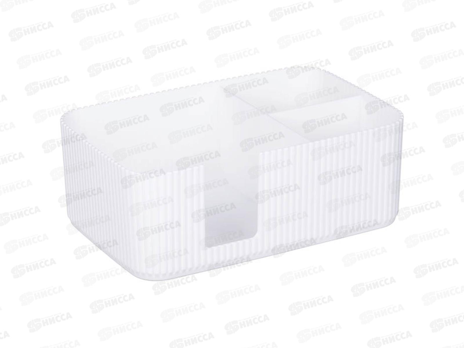 Салфетница СТРИП 3 секции Белый М1188 *12