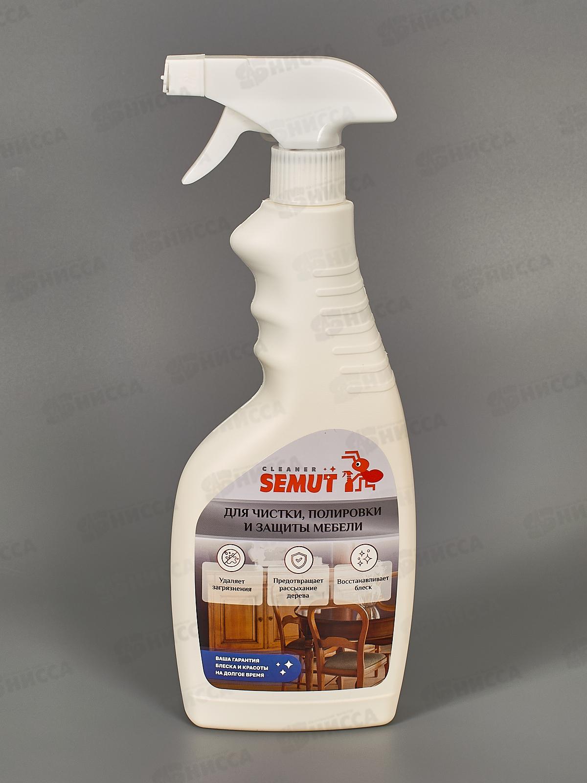 SEMUT Средство для полировки мебели спрей 500мл *12 (полироль)