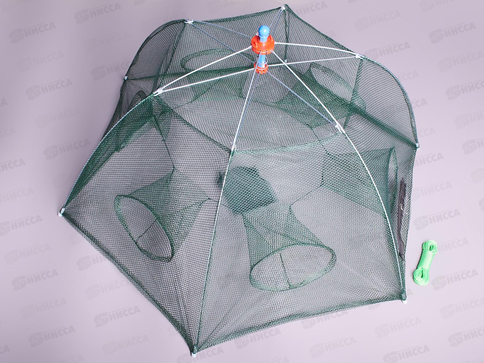 Раколовка Namazu &quotЗонт&quot автоматическая, 6 входов, 90х90х62см N-FT-T27