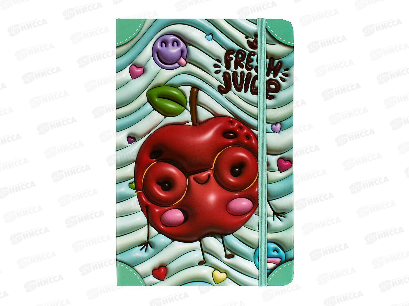 Блокнот 80л MAZARI Фрукты объемные  14*21см.  M-3128*16