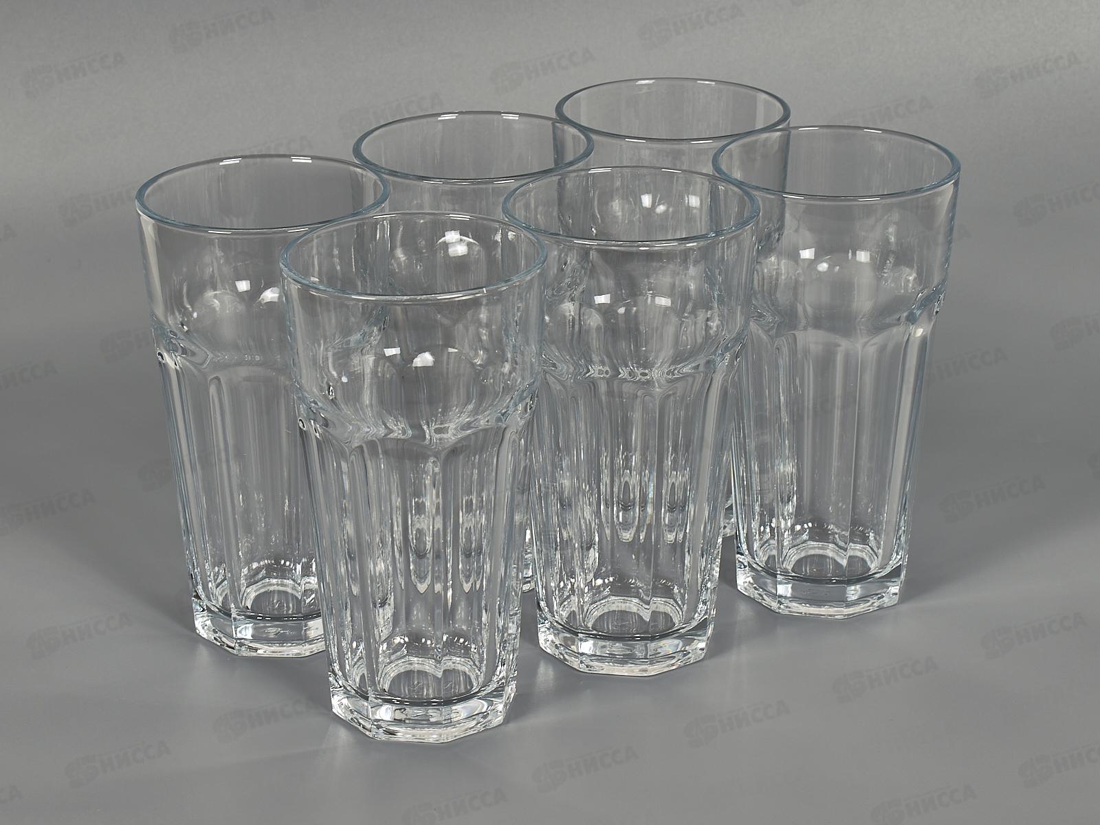 Набор стаканов из закаленного стекла CASABLANCA 475мл 6шт 52707 *12