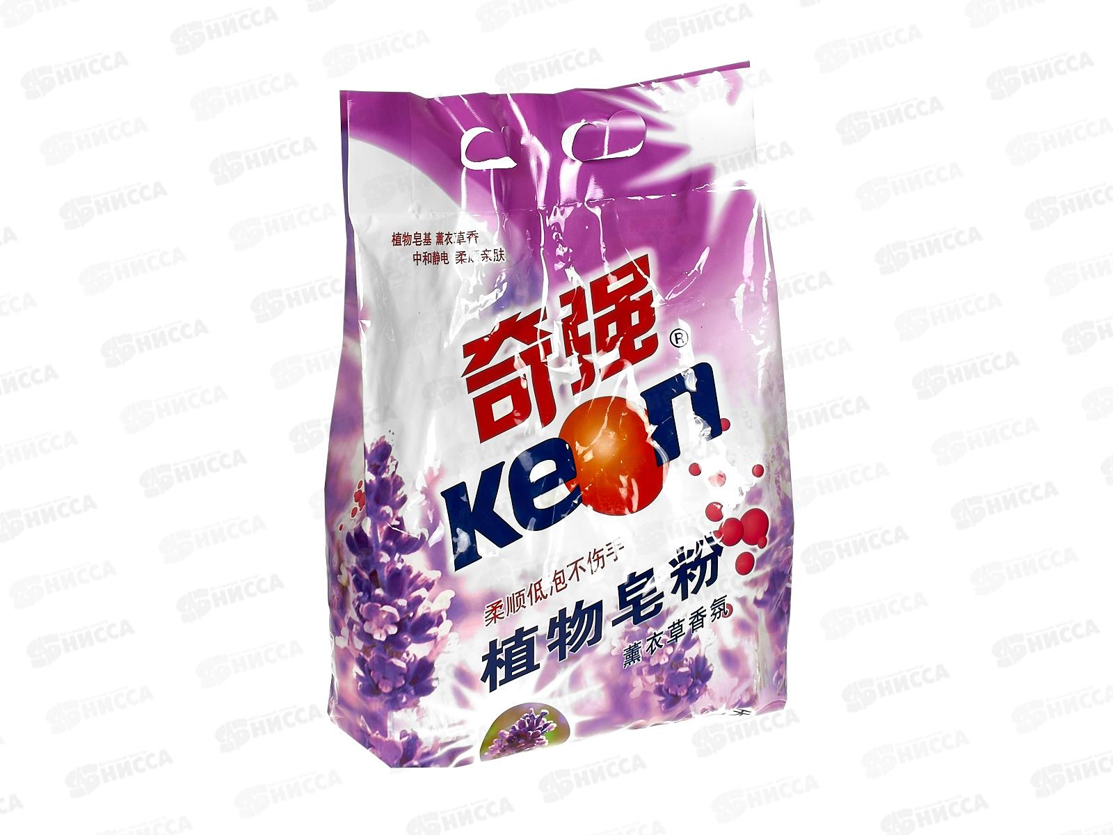 Keon порошок для стирки 1,38кг растит основ Лаванда м/уп *6