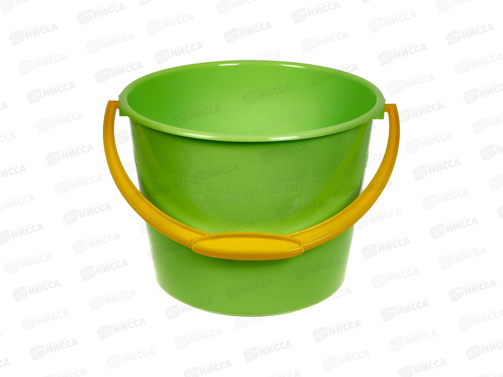 Ведро-лукошко 9л  салатовый ИНТ