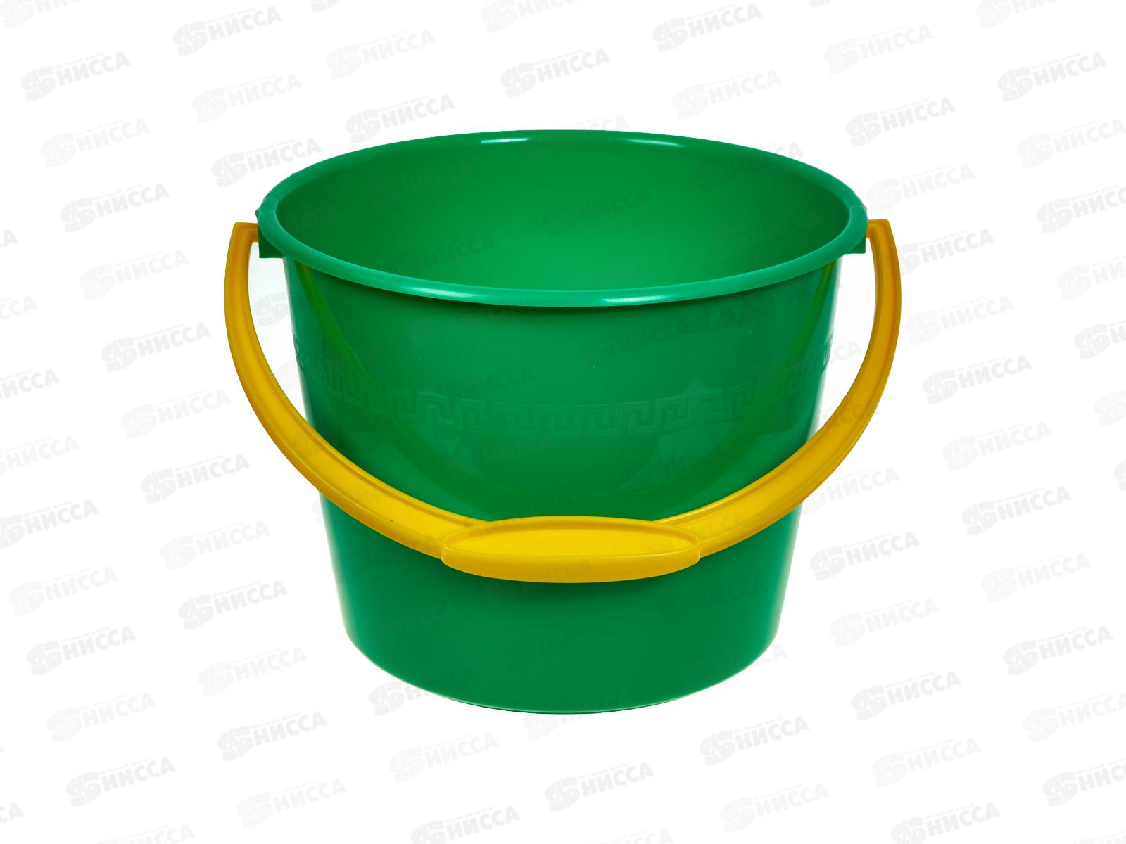 Ведро-лукошко 9л  зеленый ИНТ