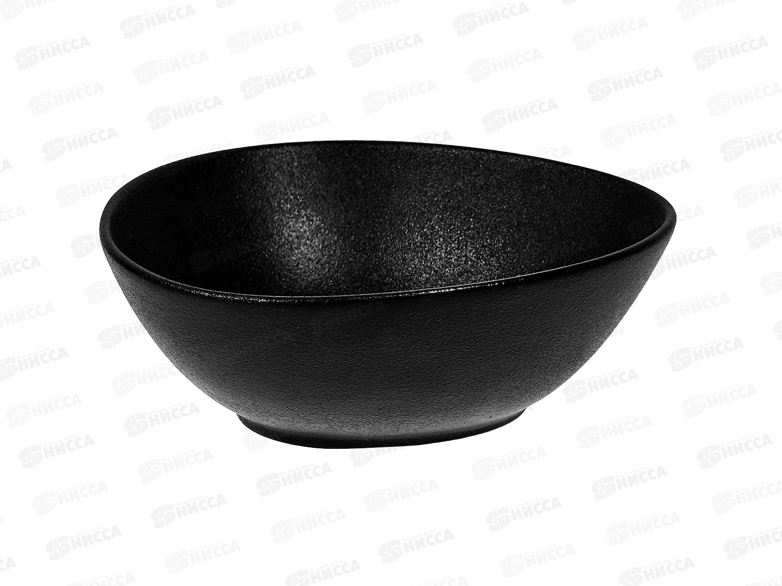 Салатник треугольный Rock Black 16см DM8024-6