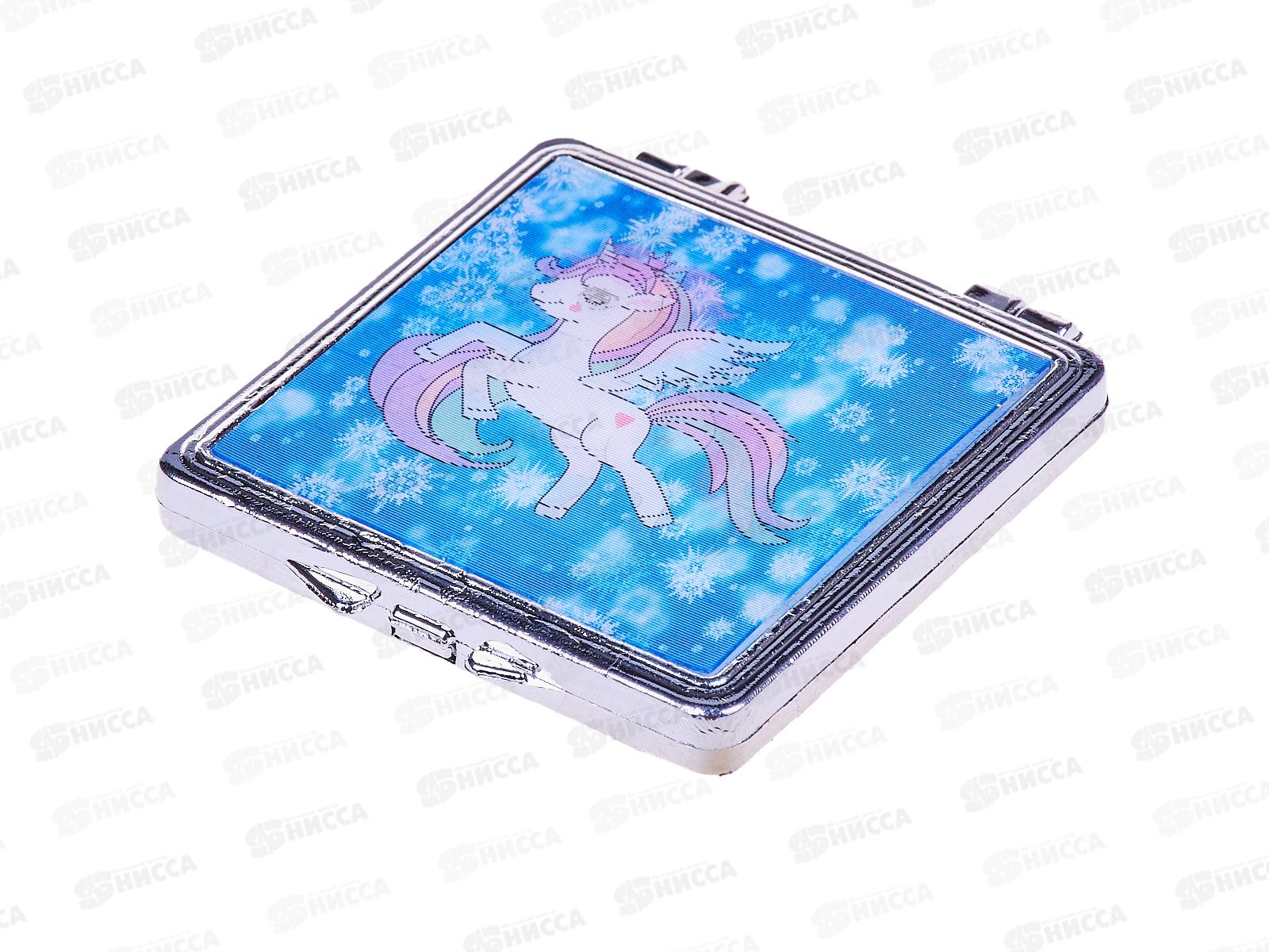 Зеркало складное 3D Единорог 6см. Р14193-2