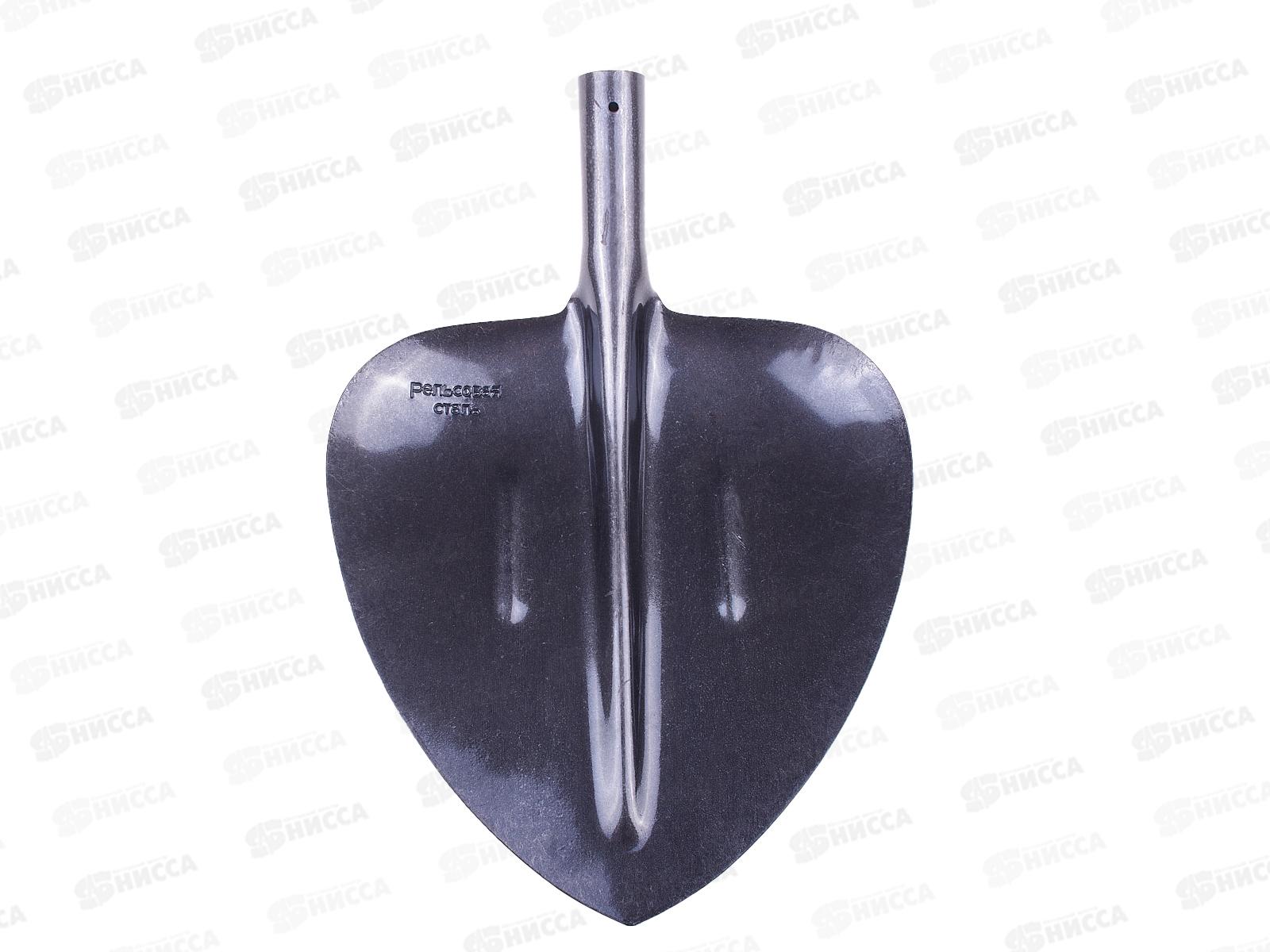 Лопата щебеночная ЛСП рельсовая сталь с ребрами жесткости 33*35см, без черенка, S-2-6 *10