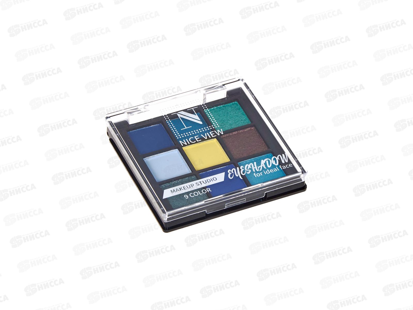 Тени НАЙС 0612-08 9 цветов 8г *6