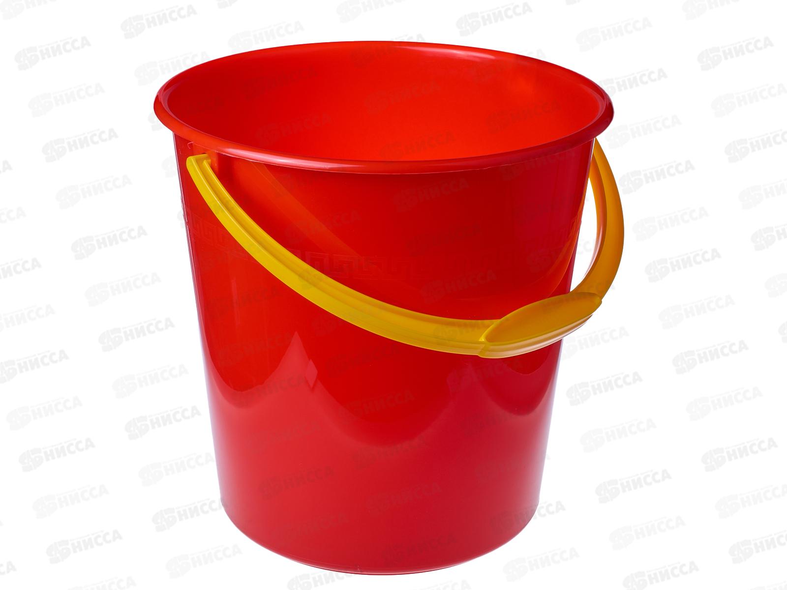 Ведро 15л мерное красное *12 ИНТ