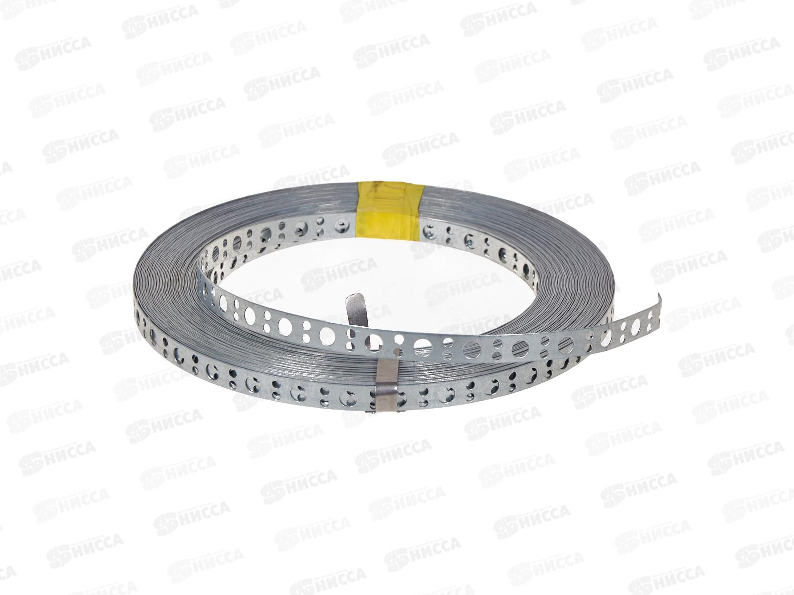 Лента монтажная перф. оцинк. прямая 0,55х12, 25м  *10