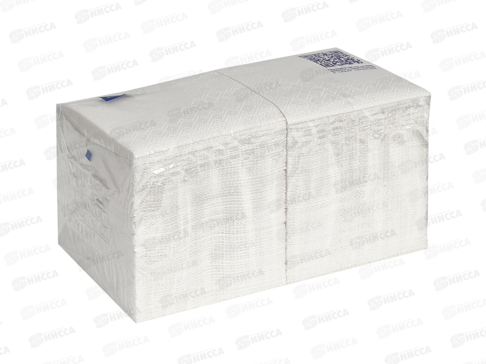 Салфетки 2 слойные 250 листов 20*20 Art Bouquet Белые 57397 *15