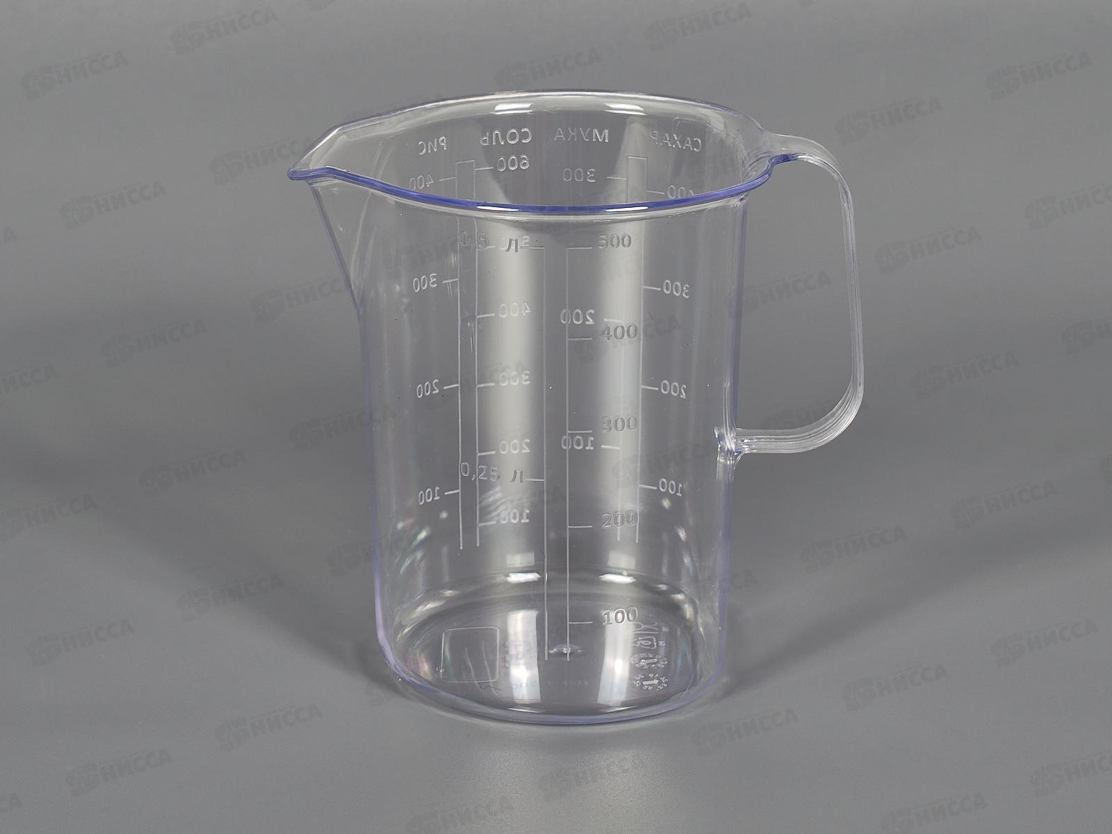 Кружка мерная 0,5л Бесцветный 435228001 *32 БП