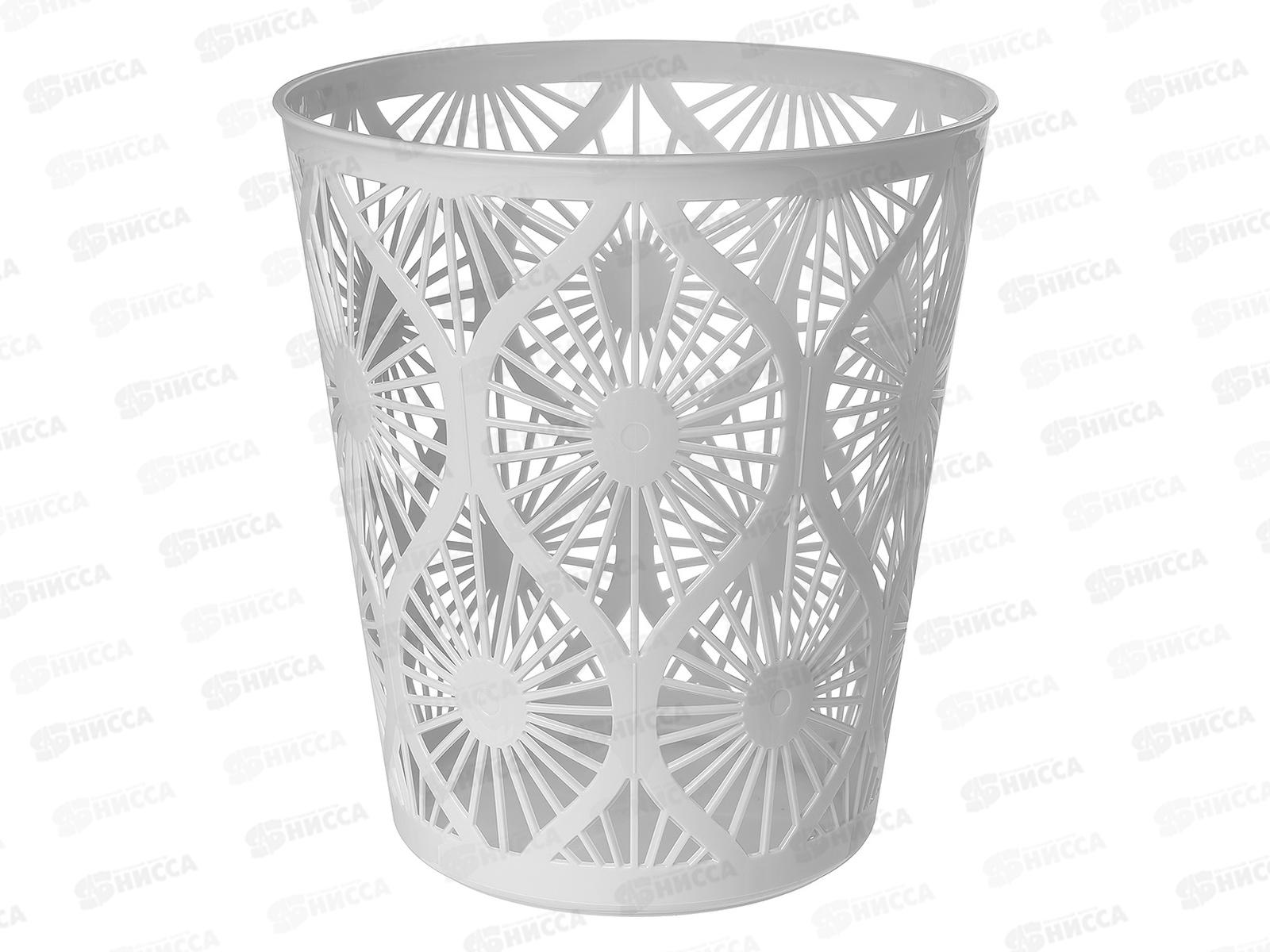 Корзина д/мусора 10л Светло-серый 431298330  *15 БП