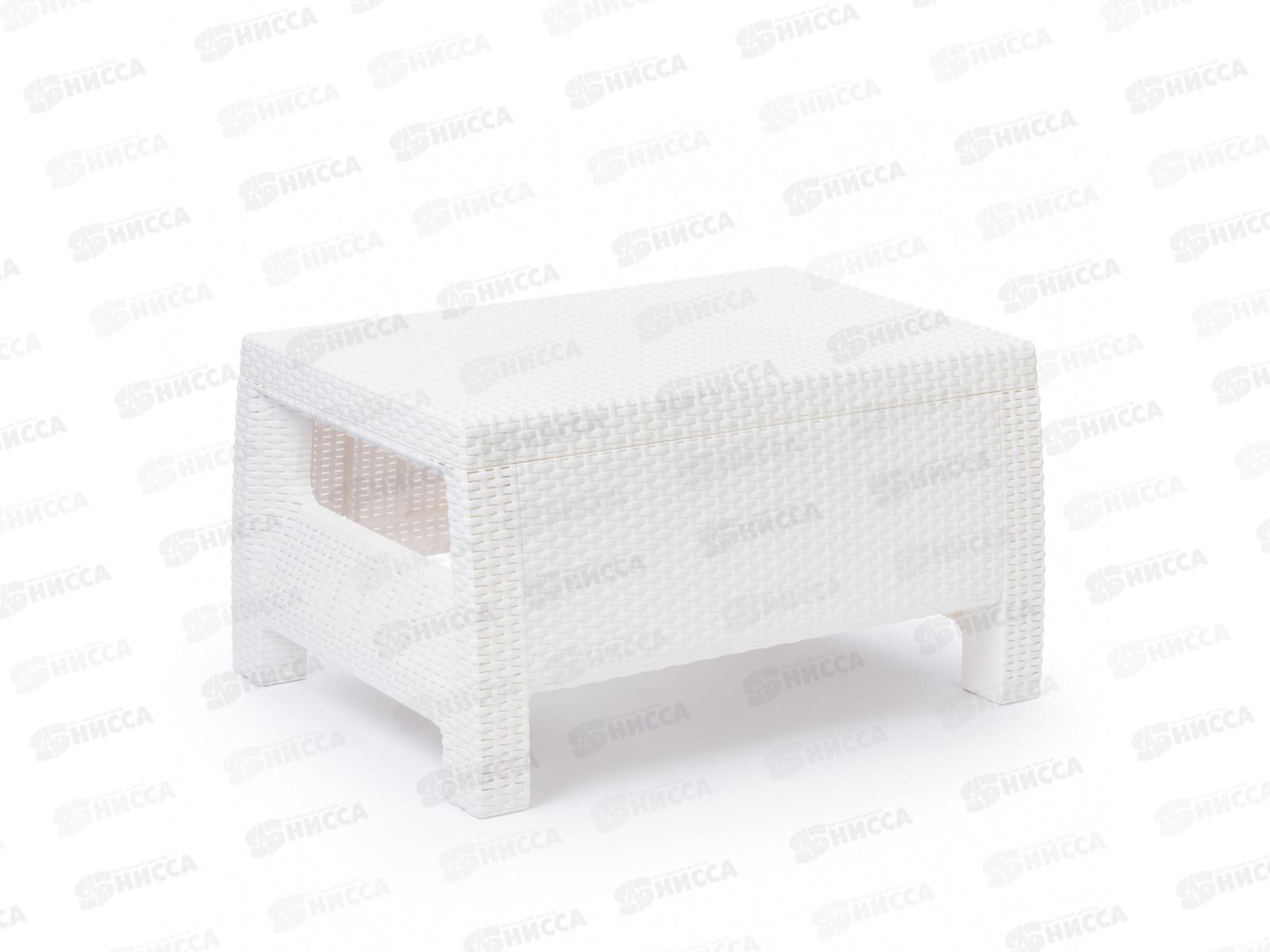 Стол &quotРотанг-плюс&quot 765*570*420мм белый М8421 *1