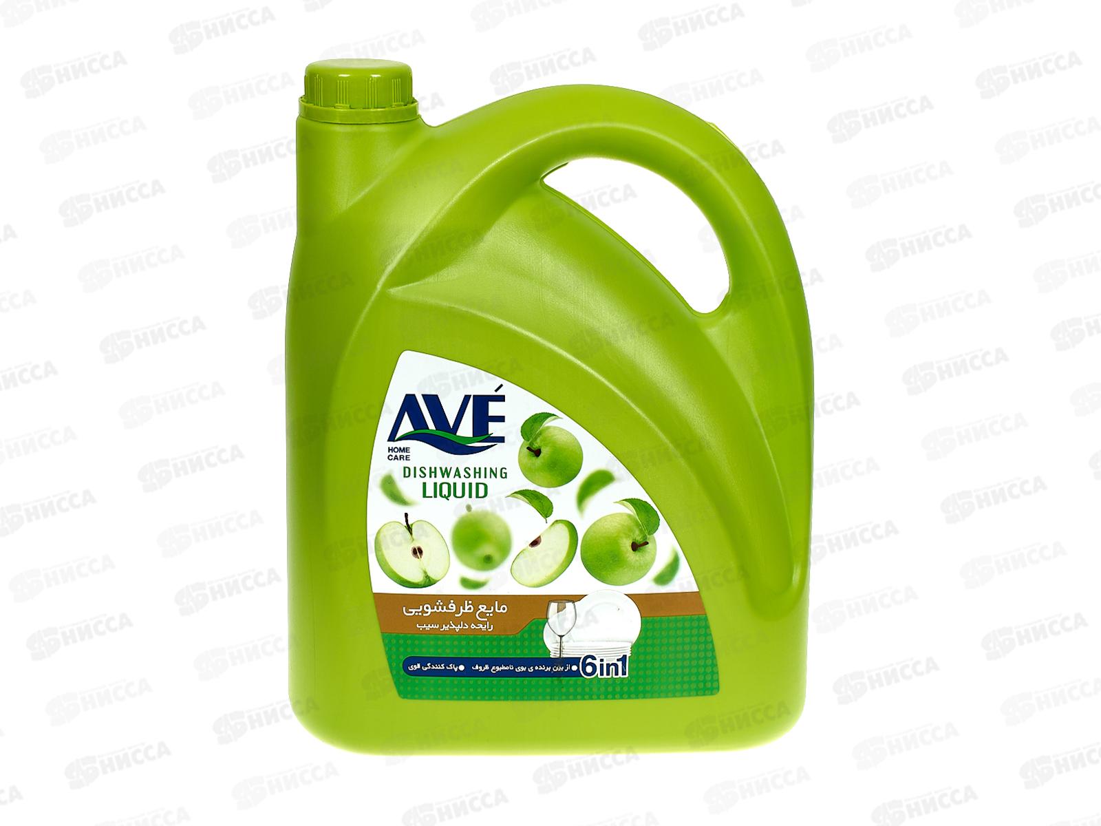 AVE Средство для мытья посуды Яблоко и цветы 3750г 1587 *4