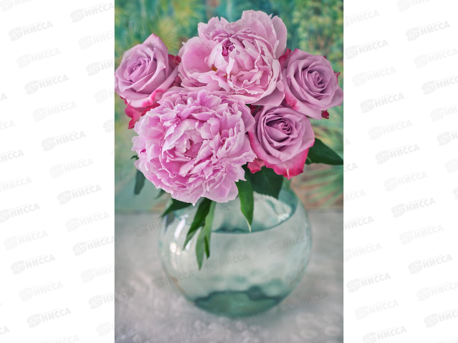 Алмазная мозаика (класс.) 30х40см Дивный аромат цветов, НД-0558 с подр.