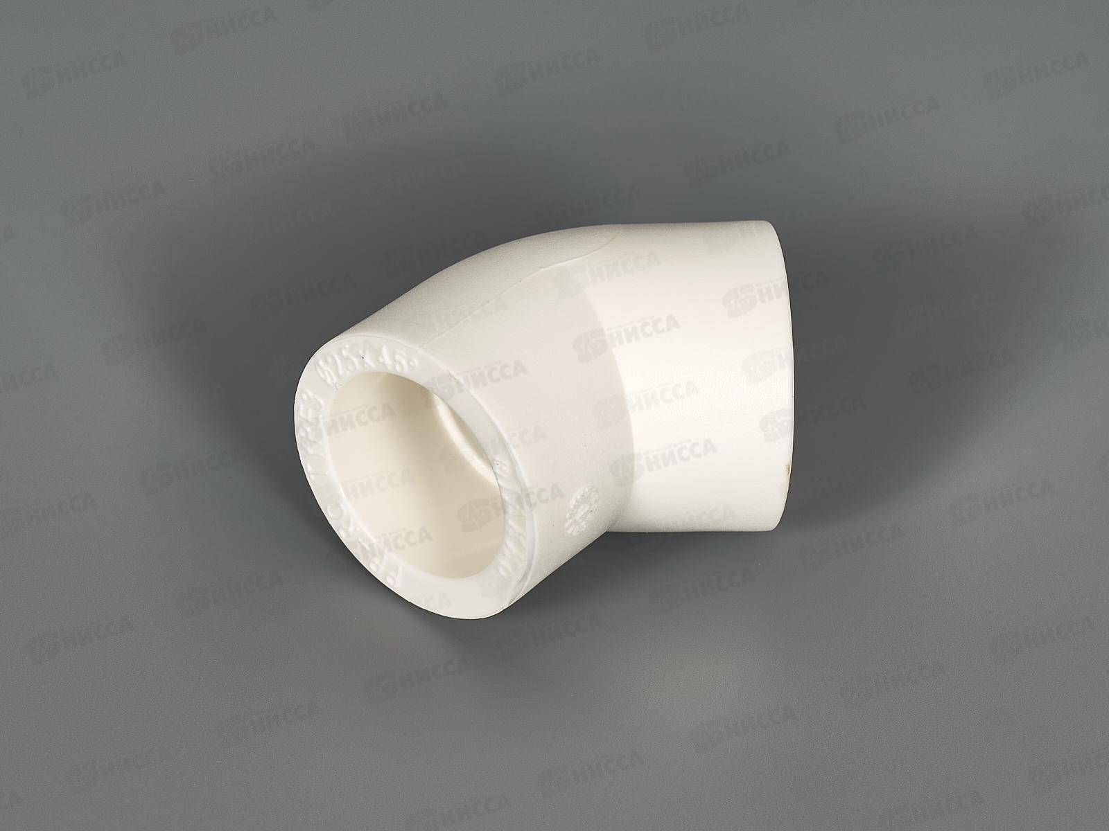 Отвод PP-R 45 белый 25 Jakko *50/450