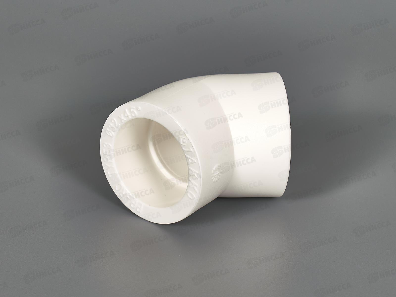 Отвод PP-R 45 белый 32 Jakko *25/250