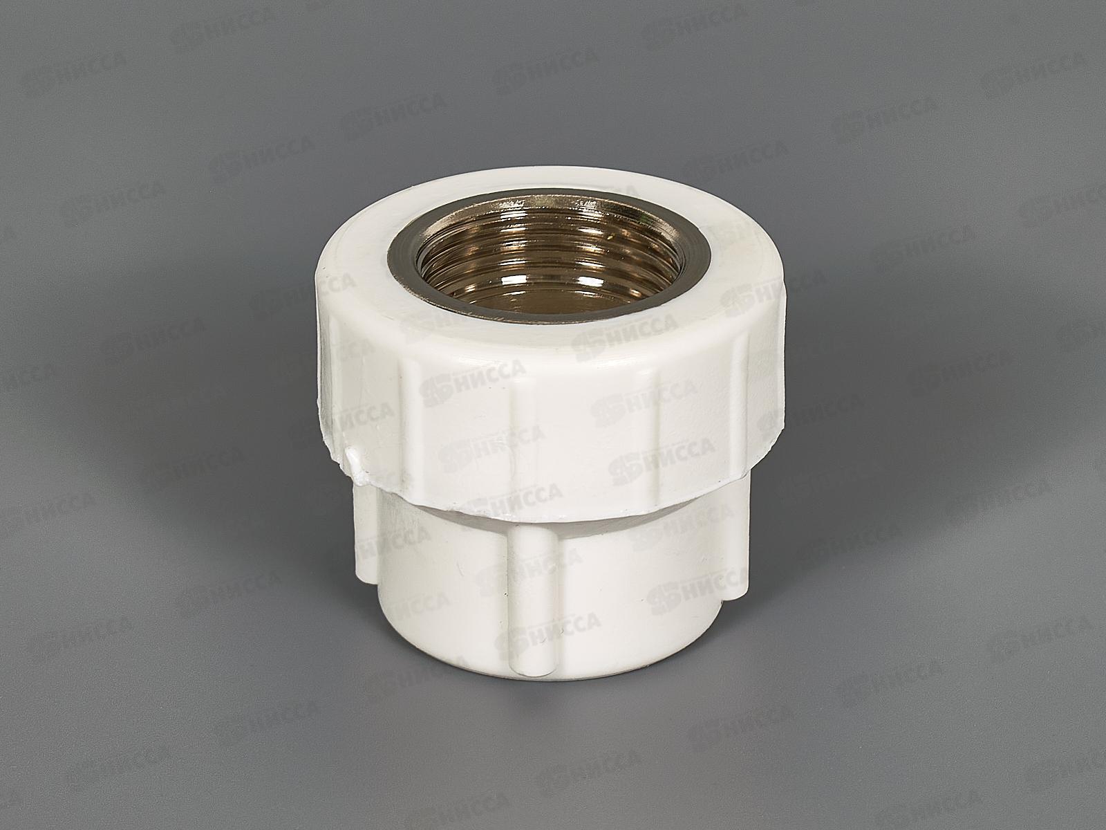 Адаптер PP-R с внутренней резьбой белый 20x3/4&quot Jakko *20/80
