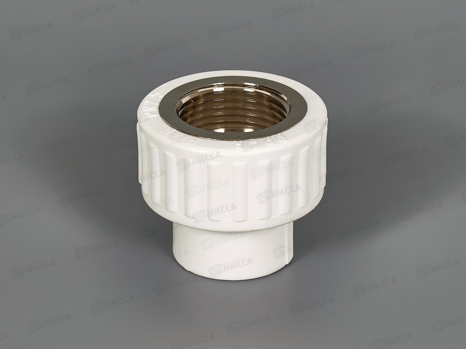 Адаптер PP-R с внутренней резьбой белый 25х1 Jakko *30/120